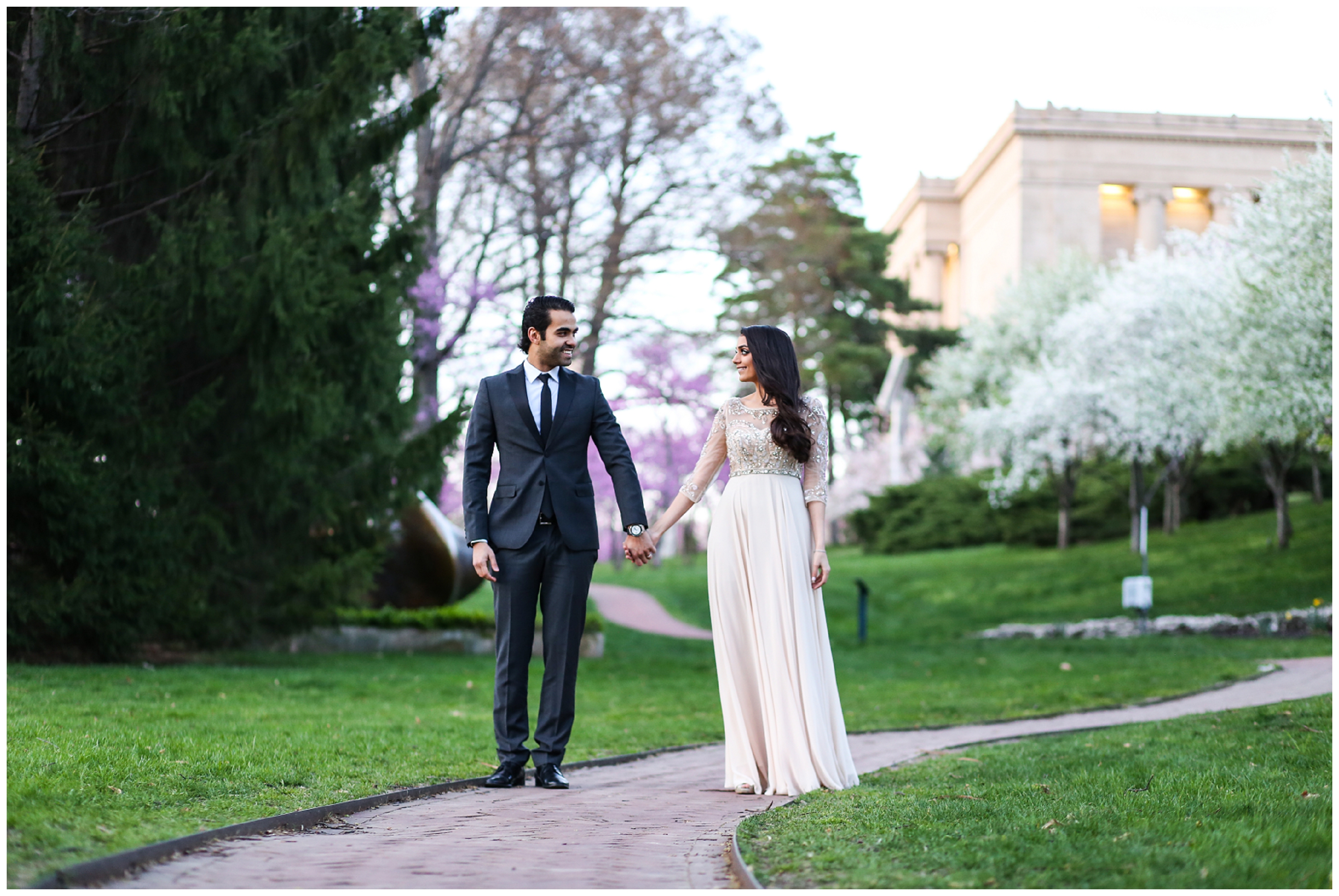 Nelson Atkins Engagement and Wedding Mariam Saifan Photography Kansas City Photographer 