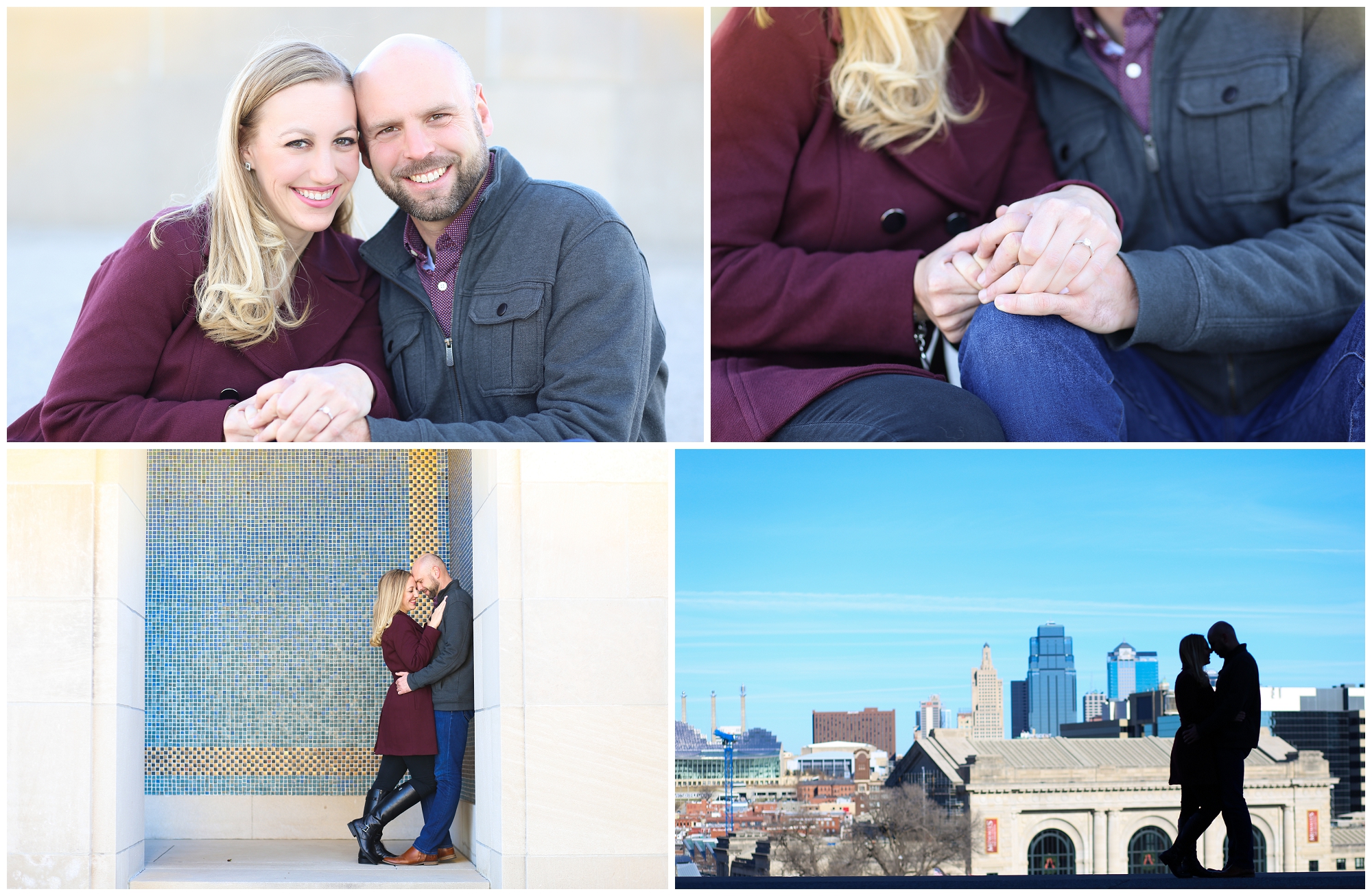 engagement session at liberty memorial Overland Park Marriott Wedding - Mariam Saifan - Professional Wedding Photography Kansas City - Kansas City Wedding Photographers - KC Family Portrait Photography - Overland Park Family Portrait Wedding Photographers - Affordable Wedding Photography Kansas City