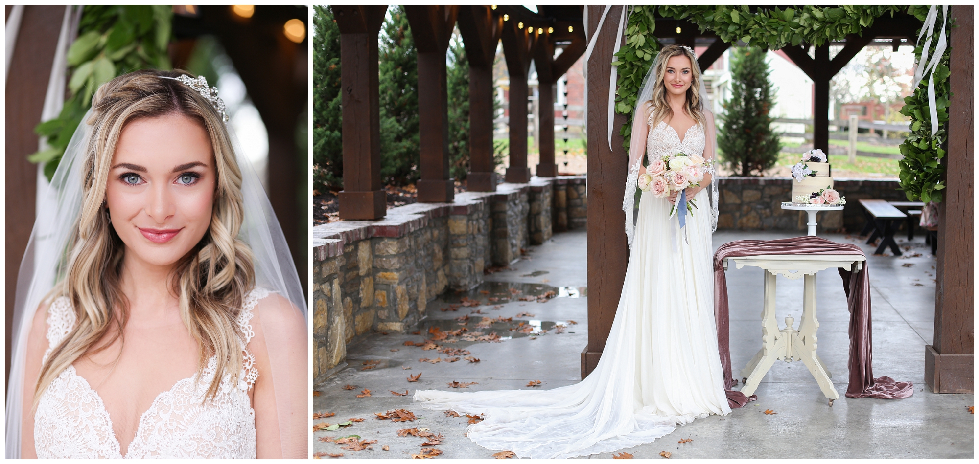 Barn at Riverbend Wedding | Kansas City Overland Park Leawood Olathe Wedding Photographer | Family Photographer Kansas City Kansas Mariam Saifan Photography Dusty Pink Romantic Styled Shoot Blue Bouquet KC Ultra Pom