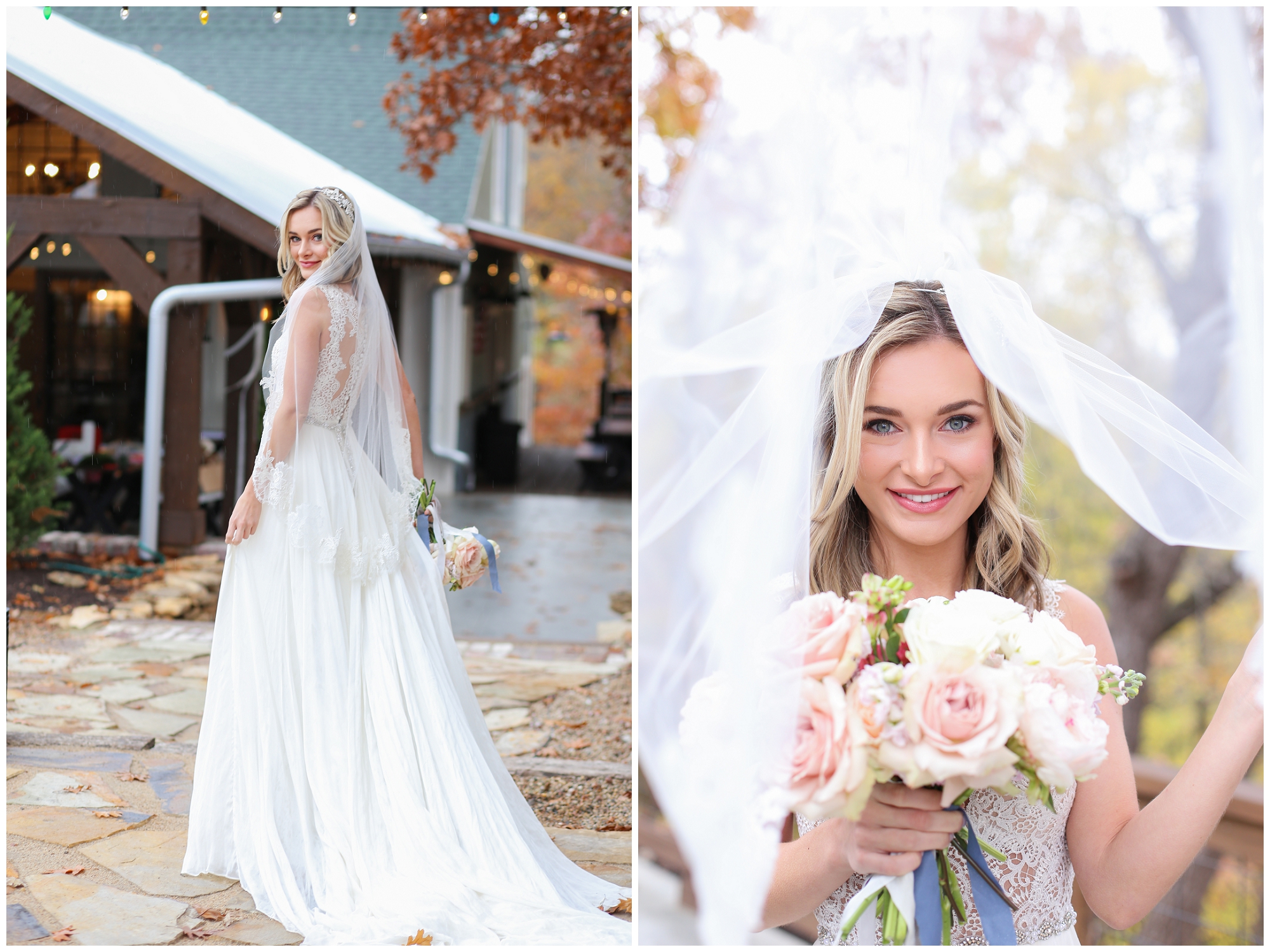 Barn at Riverbend Wedding | Kansas City Overland Park Leawood Olathe Wedding Photographer | Family Photographer Kansas City Kansas Mariam Saifan Photography Dusty Pink Romantic Styled Shoot Blue Bouquet KC Ultra Pom