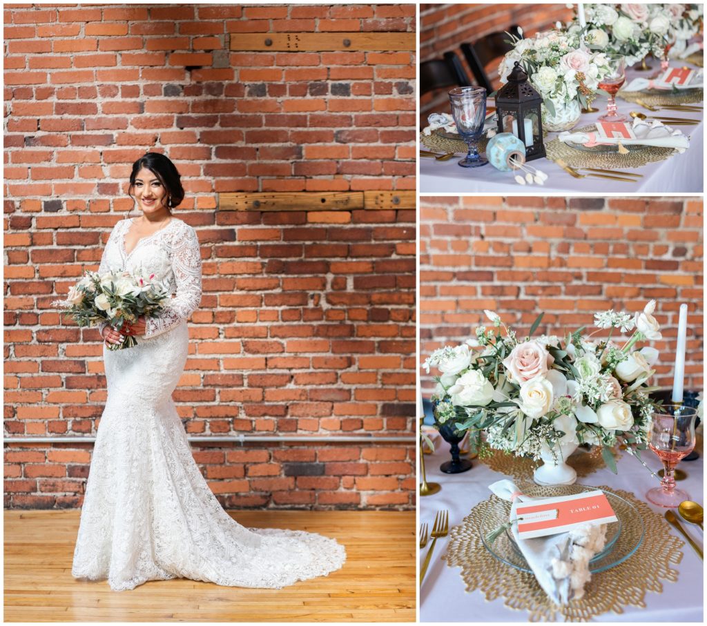 Berg Event Space Kansas City Wedding - Kansas City Overland Park Kansas Wedding Photographer Photography Mariam Saifan - Whatever Is Lovely Events - D & R Floral Design - Altar Bridal Overland Park Kansas - Family Portrait Photographer