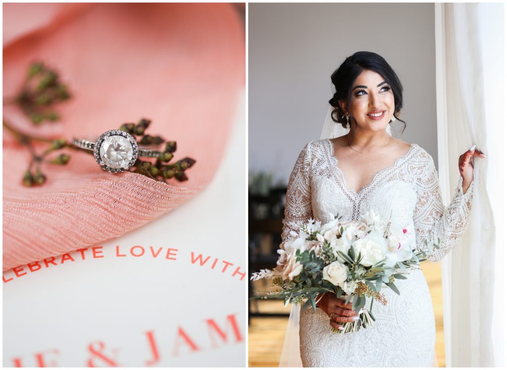 Berg Event Space Kansas City Wedding - Kansas City Overland Park Kansas Wedding Photographer Photography Mariam Saifan - Whatever Is Lovely Events - D & R Floral Design - Altar Bridal Overland Park Kansas - Family Portrait Photographer