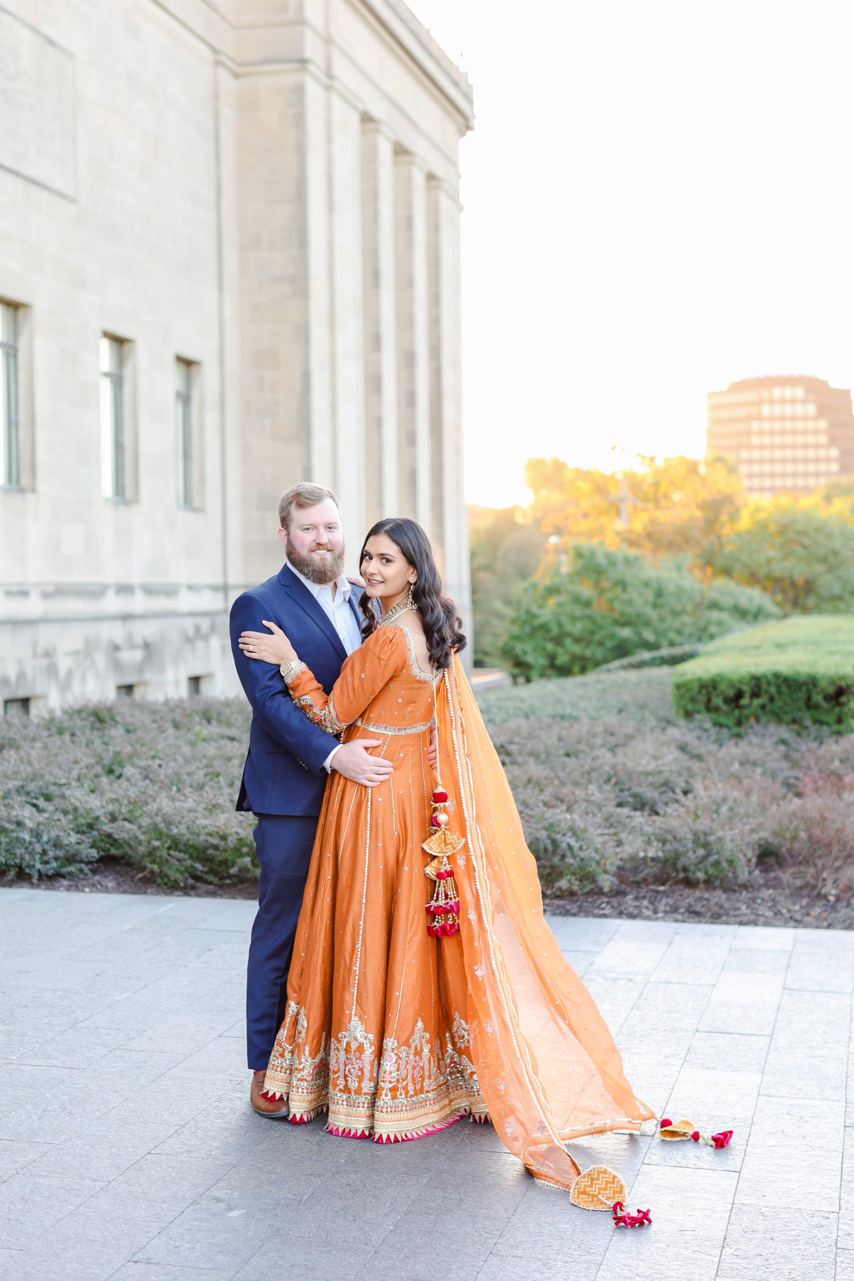 Best Locations to Take Photos in Kansas City - Nelson Atkins Museum - Mariam Saifan Photography - Indian Fusion Wedding Photographer