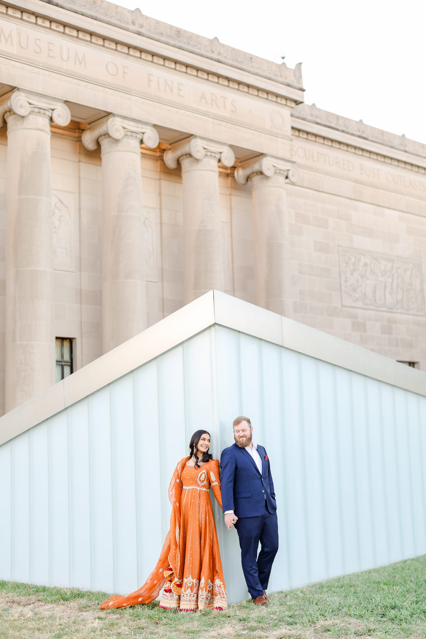 Best Locations to Take Photos in Kansas City - Nelson Atkins Museum - Mariam Saifan Photography - Indian Fusion Wedding Photographer