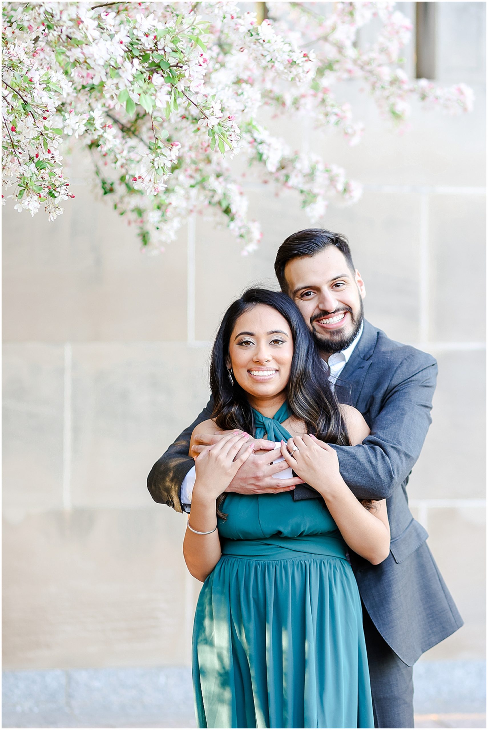 Spring Engagement Session in Kansas City - What to wear for portraits - where to take your engagement photos - mariam saifan photography - kaman and byrant indian engagement photos  - stl and florida wedding photographer for indian weddings