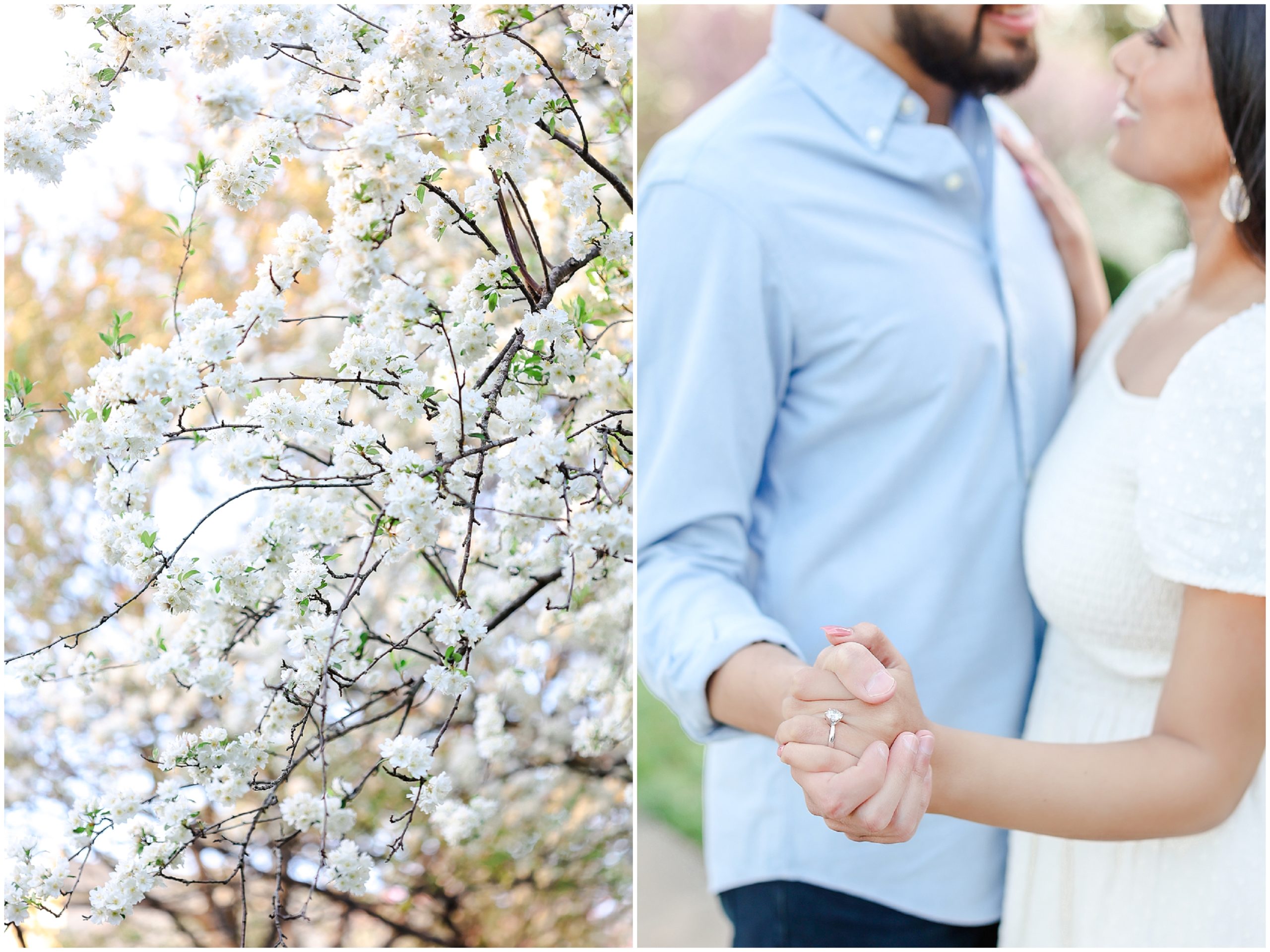 spring engagement session with mariam saifan photography - a kansas city wedding and engagement portait photographer - family photos - what to wear for your engagement session 