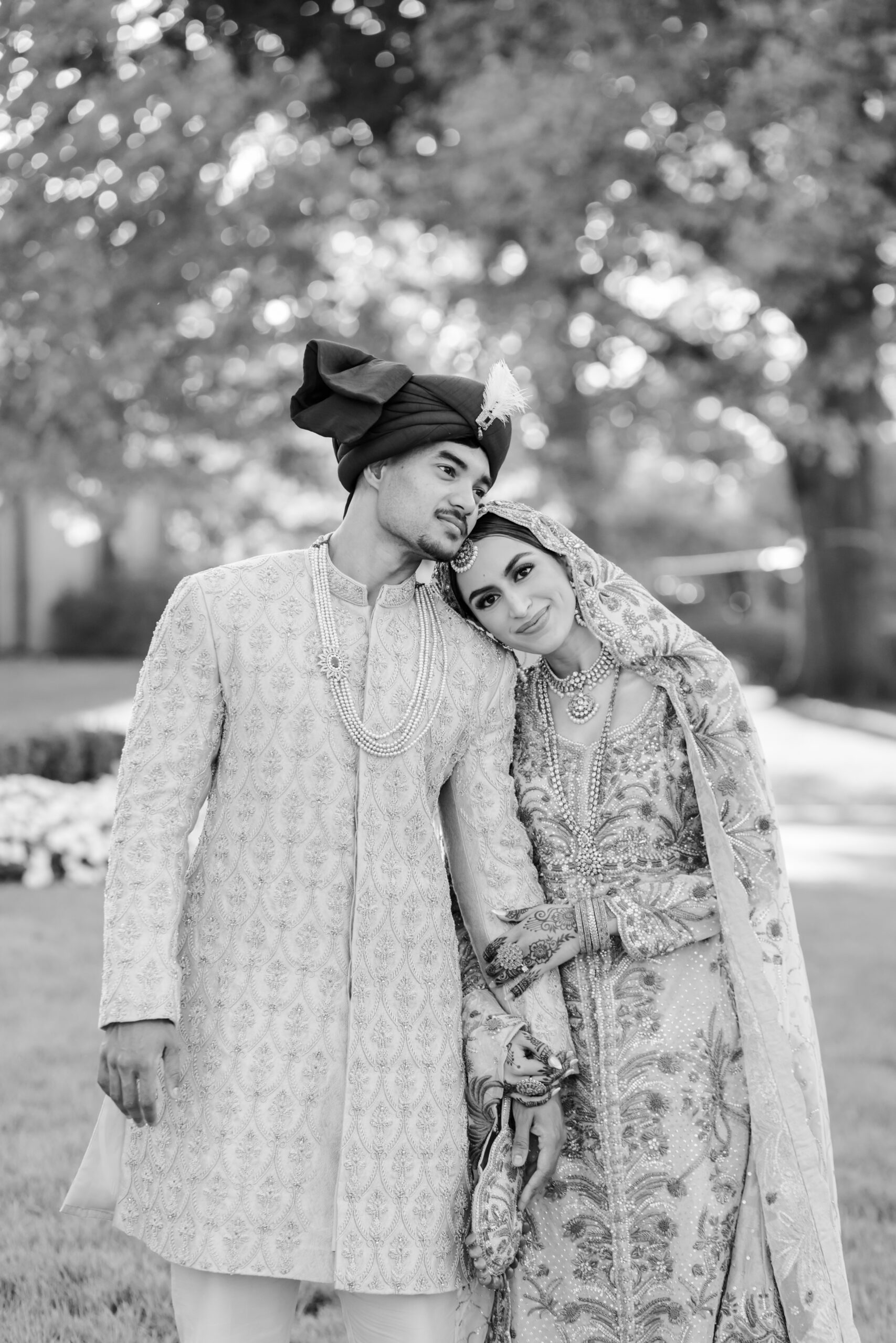 Elegant Pakistani Muslim wedding portraits featuring a couple in love, photographed by a luxury South Asian wedding photographer in Kansas City and destination cities.