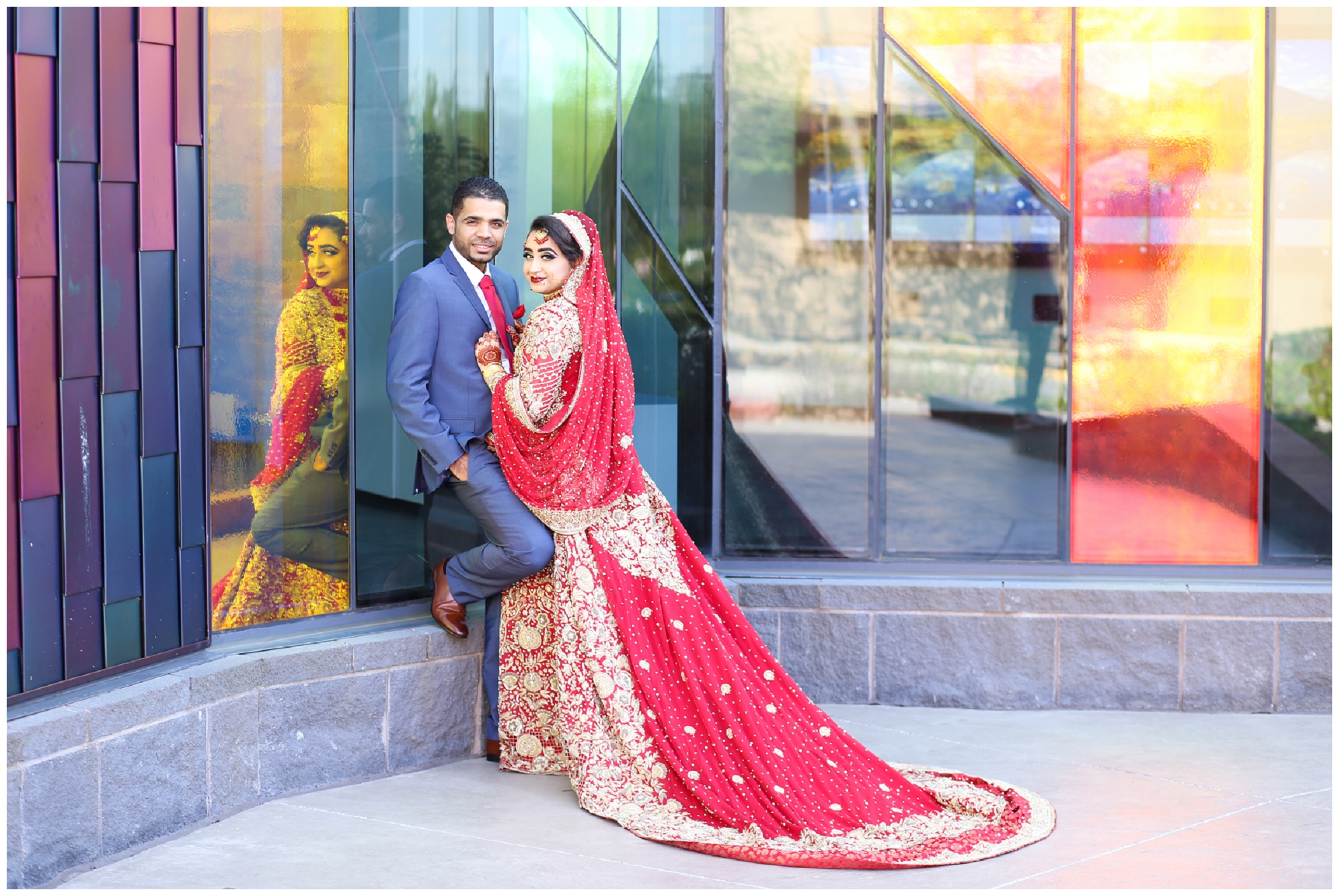Museum at Prairiefire Wedding Photos - Mariam Saifan - Pakistani Indian Wedding - Kansas City Wedding Photographer Photography