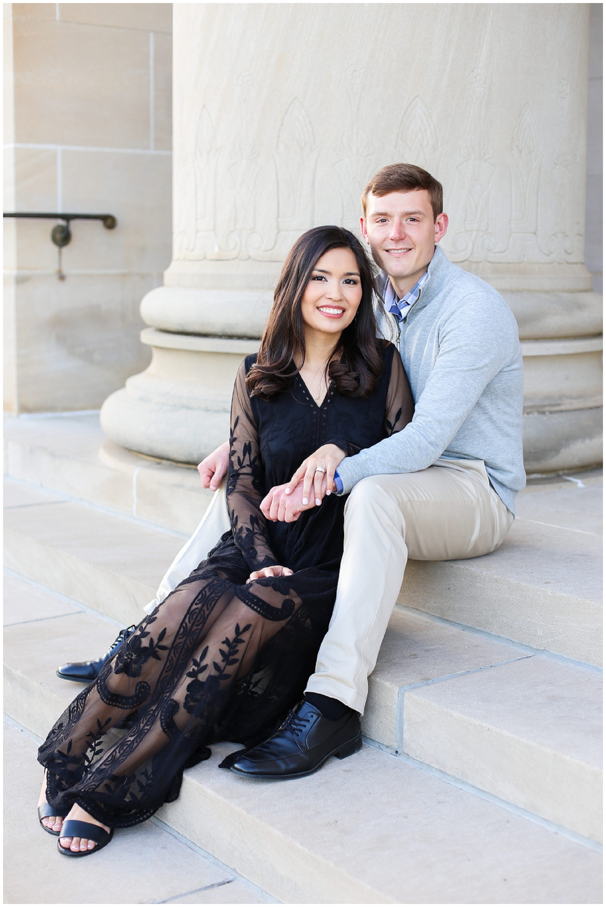 Mariam Saifan Photography - Kansas City Engagement Photographer - KC Best Wedding Photographer - Nelson Atkins Museum - Engagement Session Outfit Inspiration 