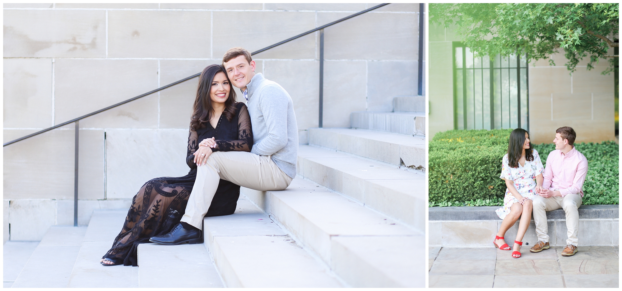 Mariam Saifan Photography - Kansas City Engagement Photographer - KC Best Wedding Photographer - Nelson Atkins Museum - Engagement Session Outfit Inspiration 