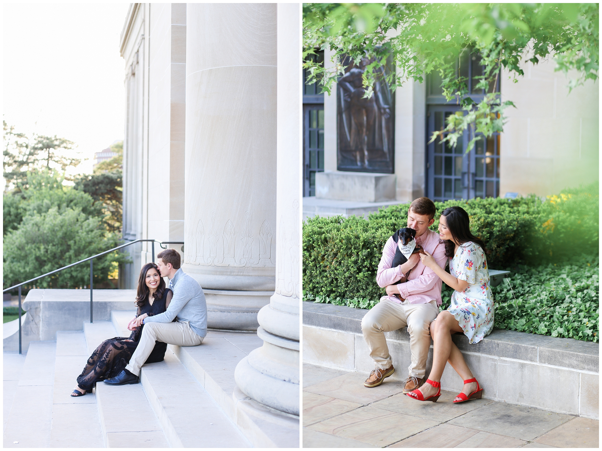 Mariam Saifan Photography - Kansas City Engagement Photographer - KC Best Wedding Photographer - Nelson Atkins Museum - Engagement Session Outfit Inspiration 