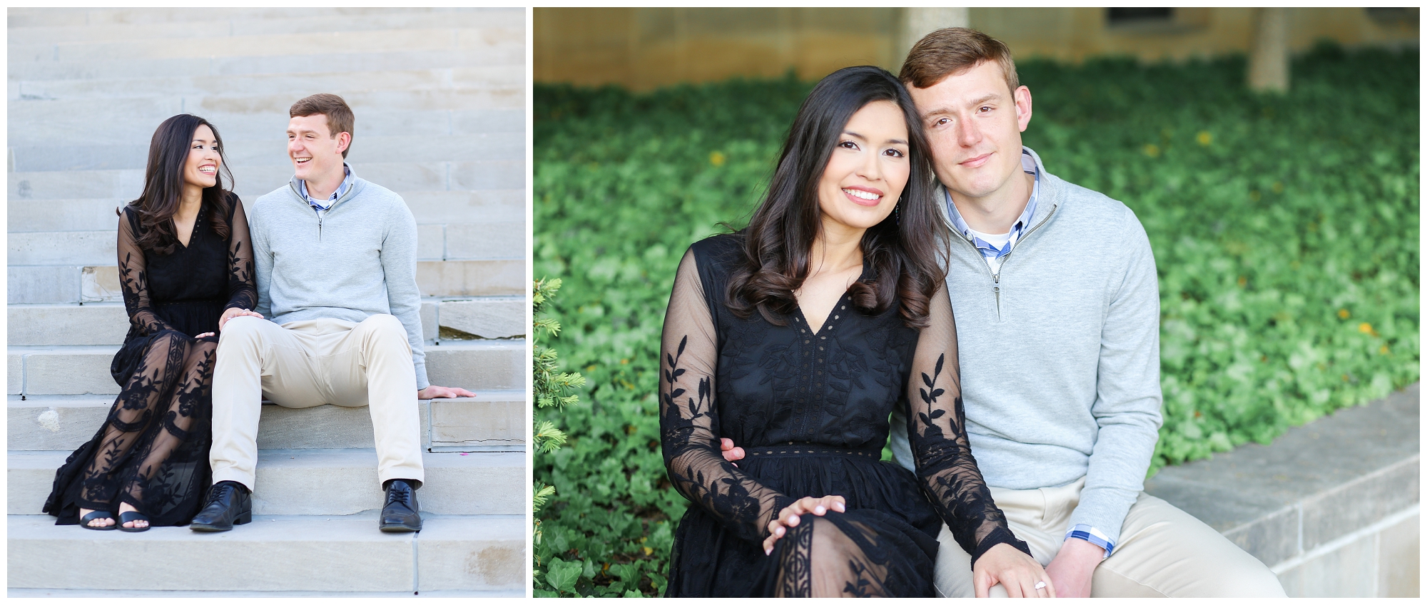 Mariam Saifan Photography - Kansas City Engagement Photographer - KC Best Wedding Photographer - Nelson Atkins Museum - Engagement Session Outfit Inspiration 