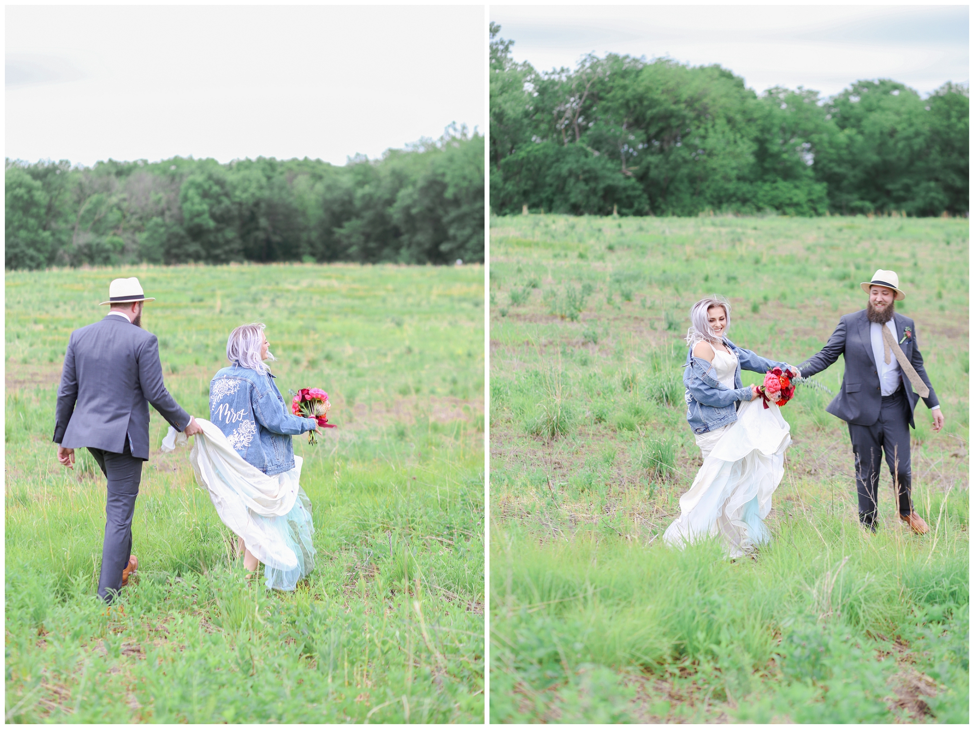Legacy at Green Hills - Boho Wedding - Kansas City Wedding Photographer - Paper Heart Events - Adorable Wedding Couple - Mariam Saifan Photography - Outdoor Wedding - Farm Wedding