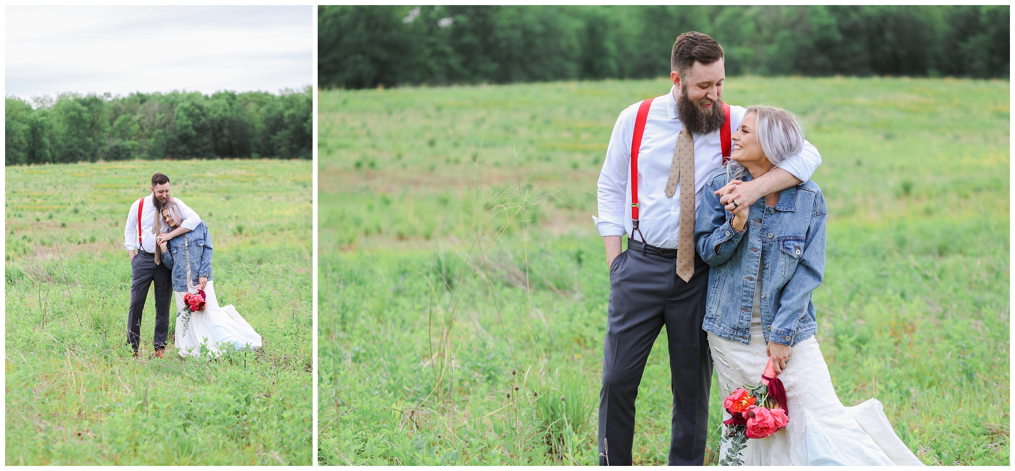 Legacy at Green Hills - Boho Wedding - Kansas City Wedding Photographer - Paper Heart Events - Adorable Wedding Couple - Mariam Saifan Photography - Outdoor Wedding - Farm Wedding