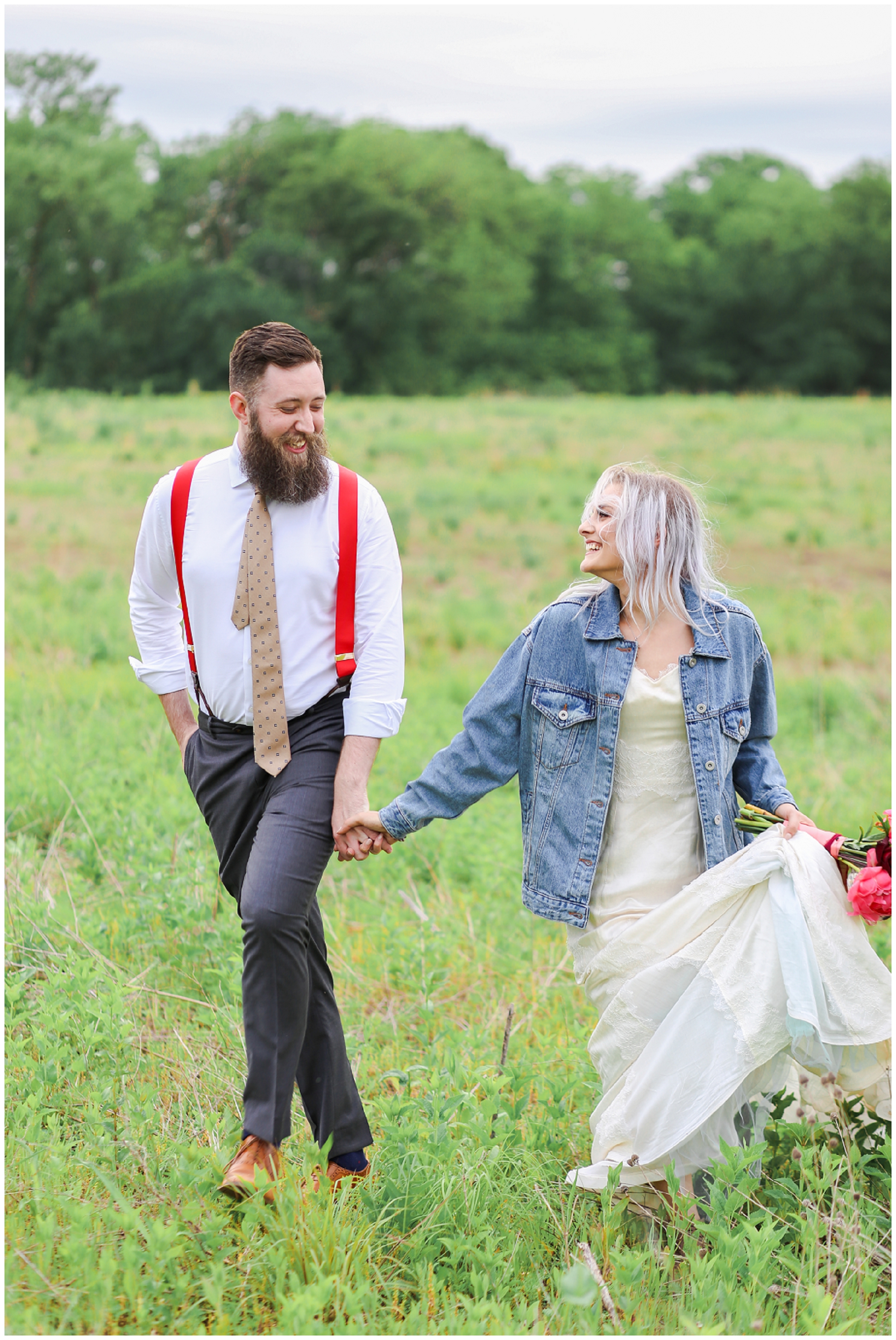 Legacy at Green Hills - Boho Wedding - Kansas City Wedding Photographer - Paper Heart Events - Adorable Wedding Couple - Mariam Saifan Photography - Outdoor Wedding - Farm Wedding