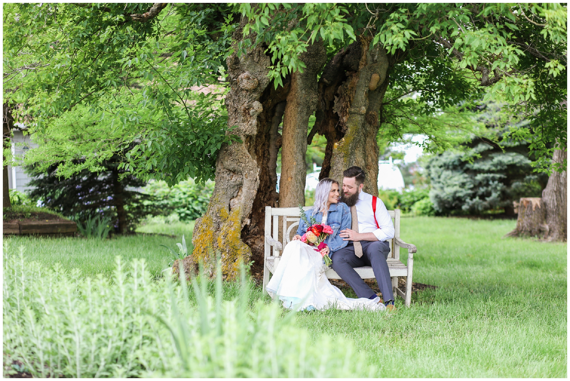 Legacy at Green Hills - Boho Wedding - Kansas City Wedding Photographer - Paper Heart Events - Adorable Wedding Couple - Mariam Saifan Photography - Outdoor Wedding - Farm Wedding