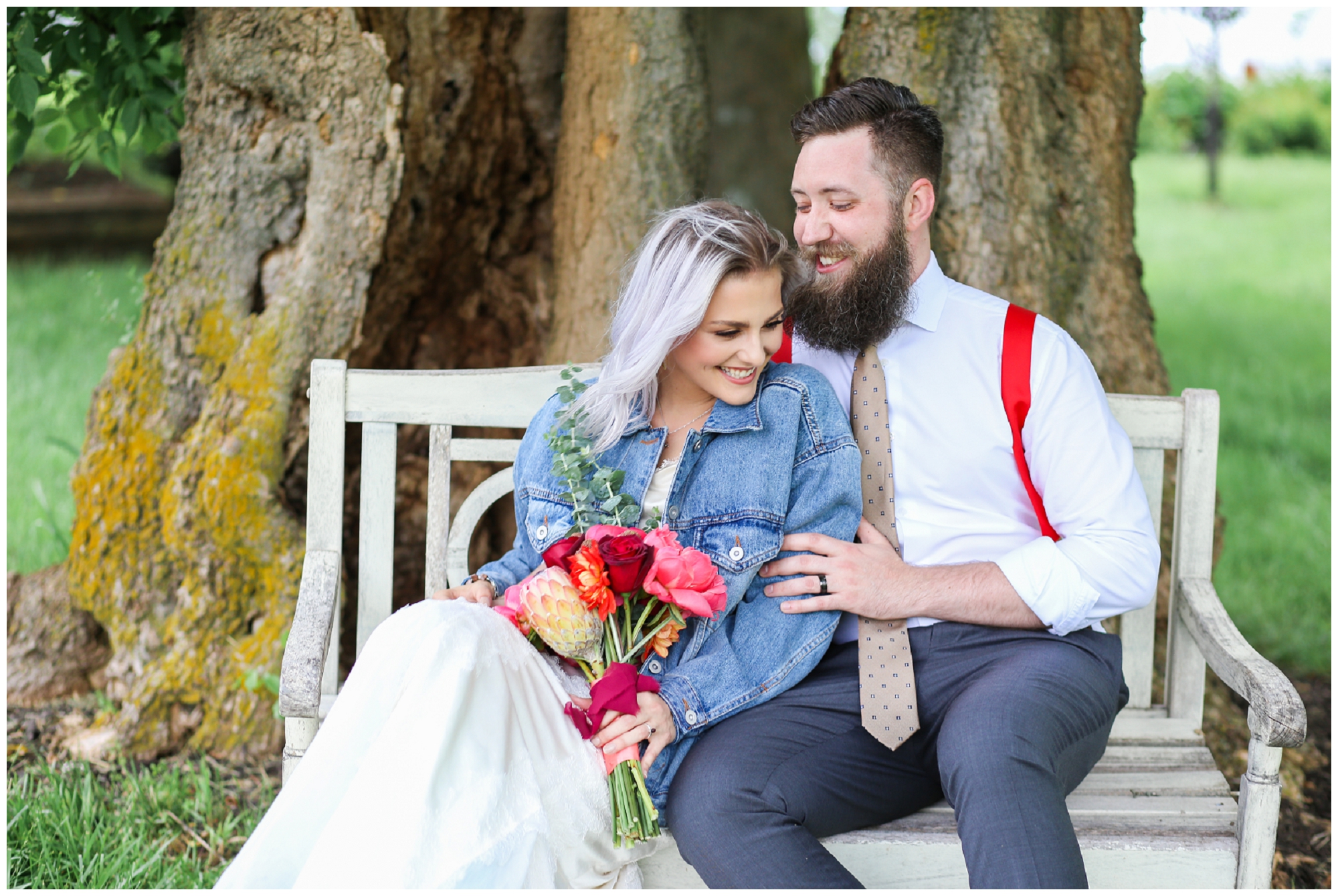 Legacy at Green Hills - Boho Wedding - Kansas City Wedding Photographer - Paper Heart Events - Adorable Wedding Couple - Mariam Saifan Photography - Outdoor Wedding - Farm Wedding