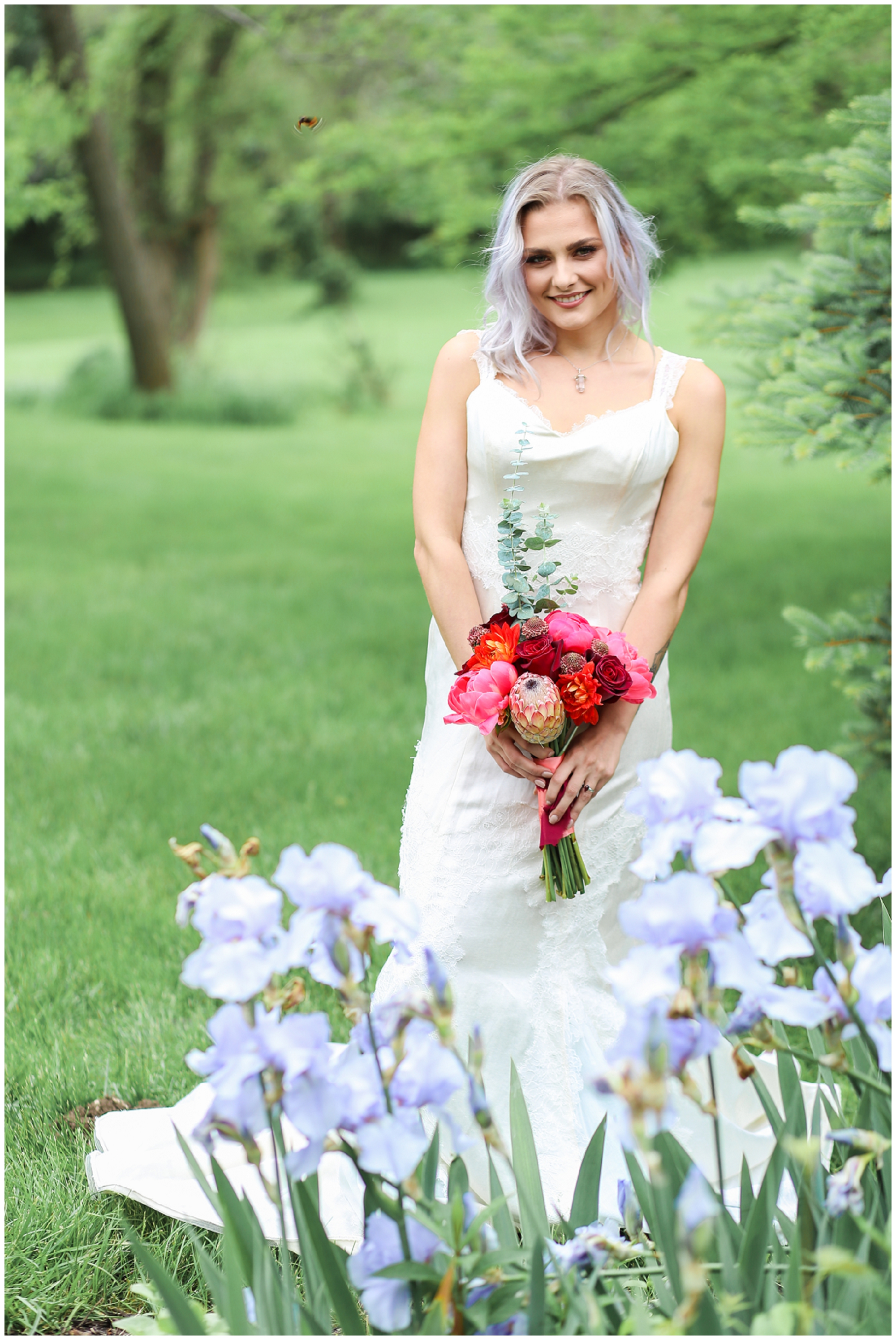 Legacy at Green Hills - Boho Wedding - Kansas City Wedding Photographer - Paper Heart Events - Adorable Wedding Couple - Mariam Saifan Photography - Outdoor Wedding - Farm Wedding