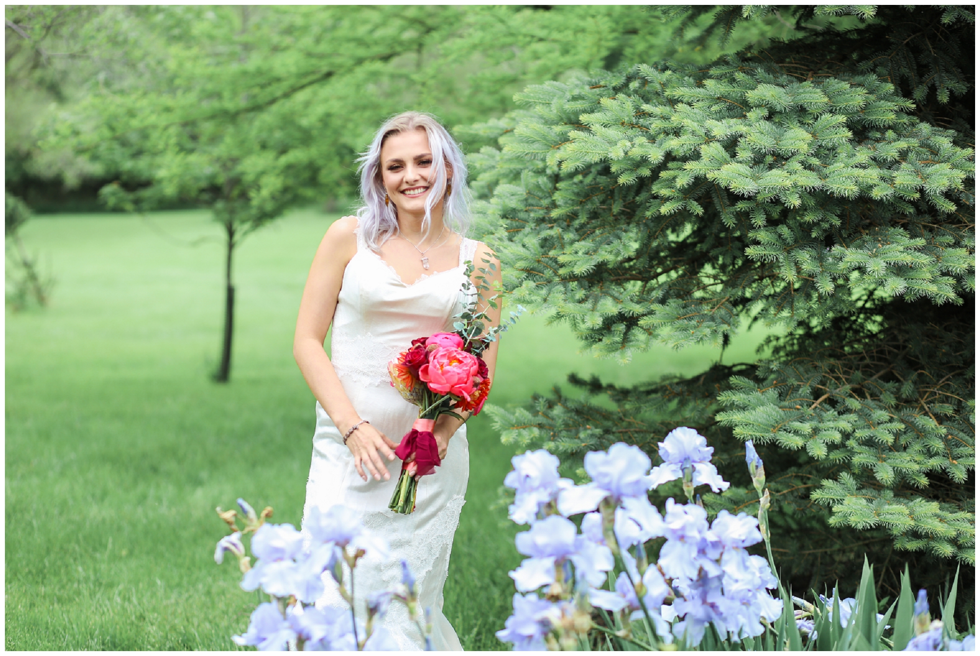 Legacy at Green Hills - Boho Wedding - Kansas City Wedding Photographer - Paper Heart Events - Adorable Wedding Couple - Mariam Saifan Photography - Outdoor Wedding - Farm Wedding