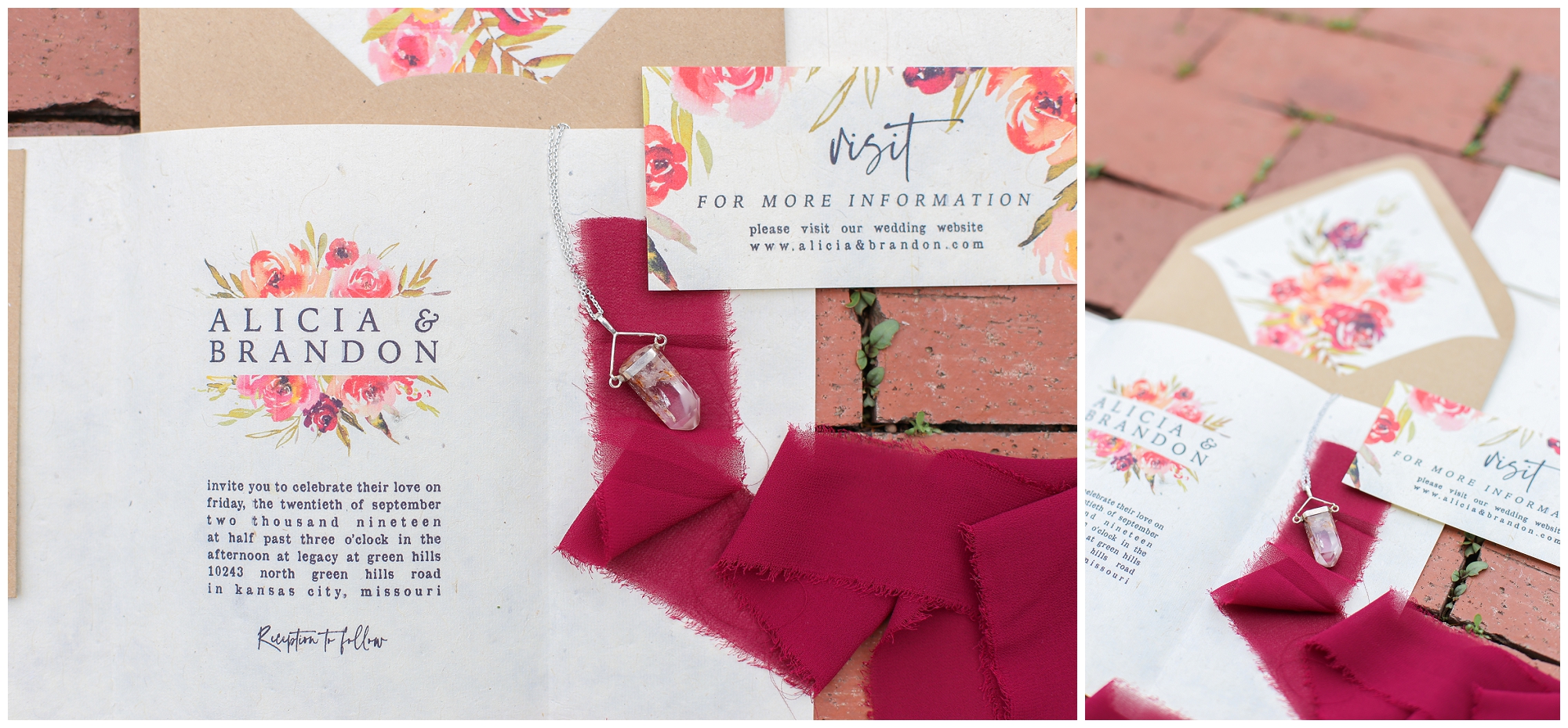 Eco Friendly Wedding Invitations Legacy at Green Hills - Kansas City Wedding Photographer_001