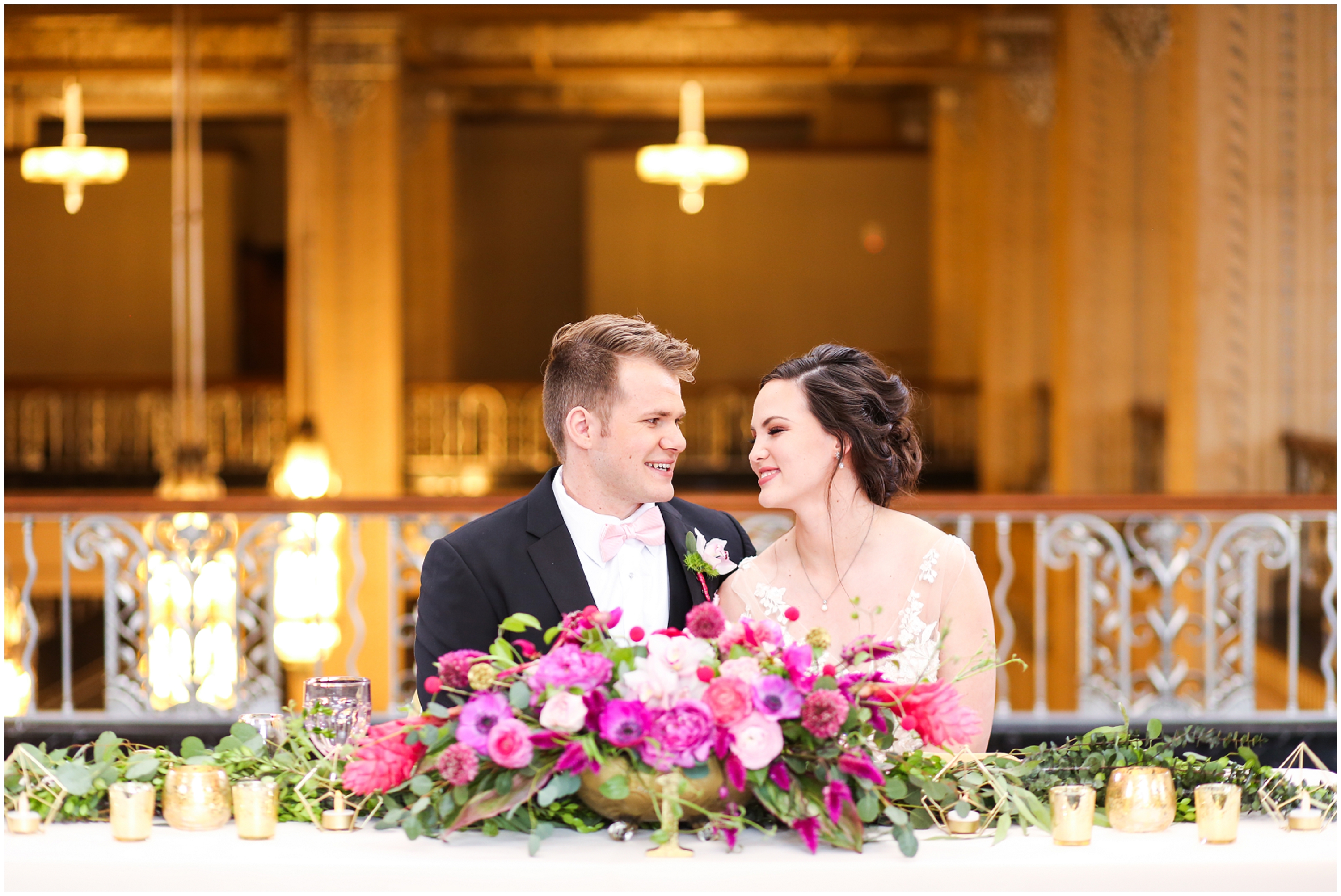 Indoor Reception - Grand Hall Wedding in Kansas City - Wedding Photography - Kansas City Best Wedding Photographer - Overland Park Wedding Photographer - The Grand Hall KC