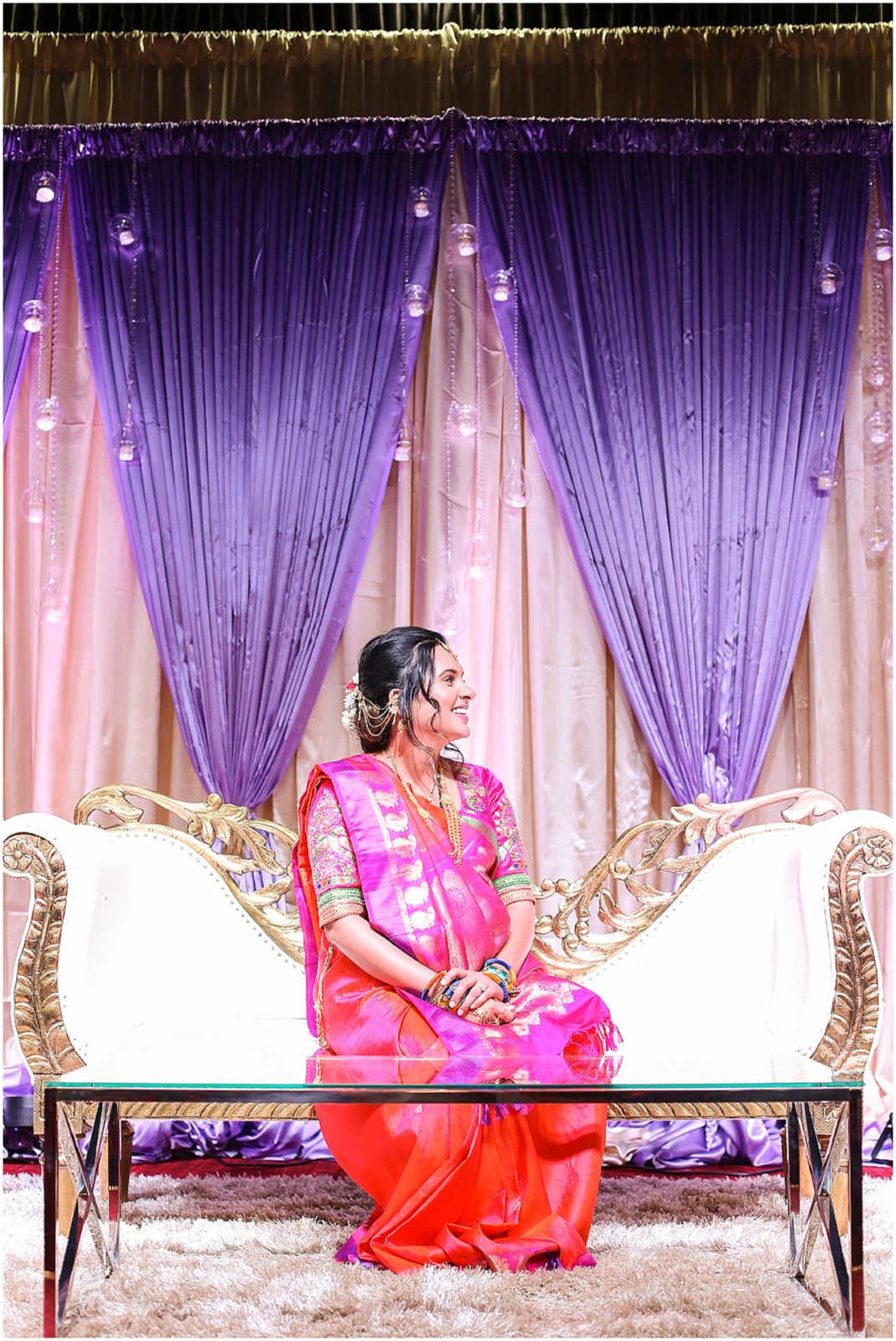 Hindu Baby Shower Portrait Photography in Shawnee Mission Kansas - Hindu Indian Wedding Photographer - BAPS Hindu Temple - Baby Shower Maternity