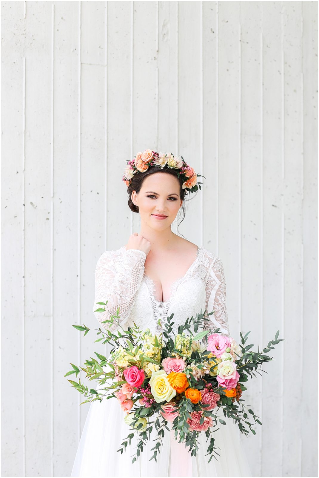 Kemper Museum of Contemporary Art Wedding Photography - Boho Lace Dress and Bride - Mariam Saifan Photography - KC Overland Park Kansas City Wedding Photographer