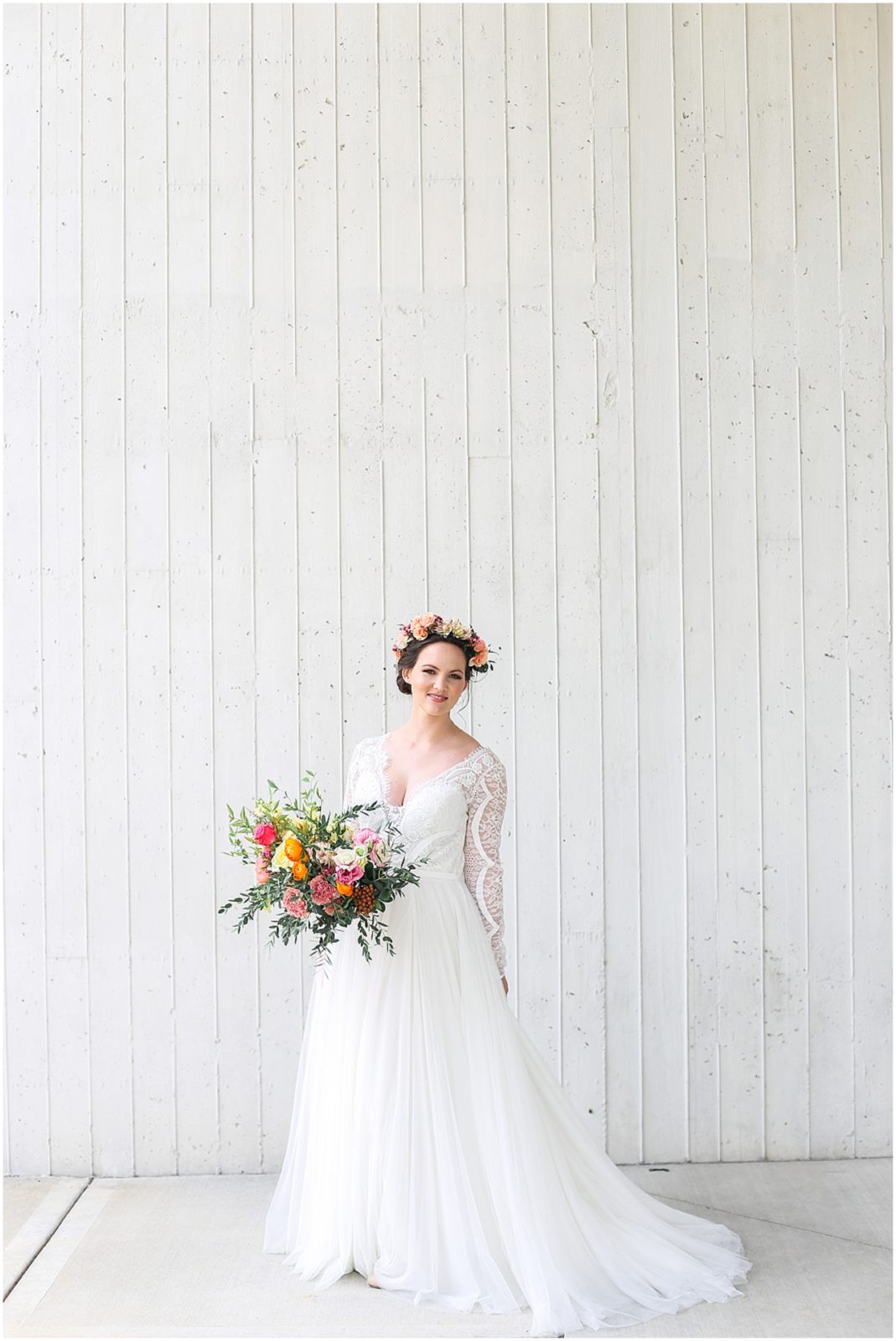 Kemper Museum of Contemporary Art Wedding Photography - Boho Lace Dress and Bride - Mariam Saifan Photography - KC Overland Park Kansas City Wedding Photographer