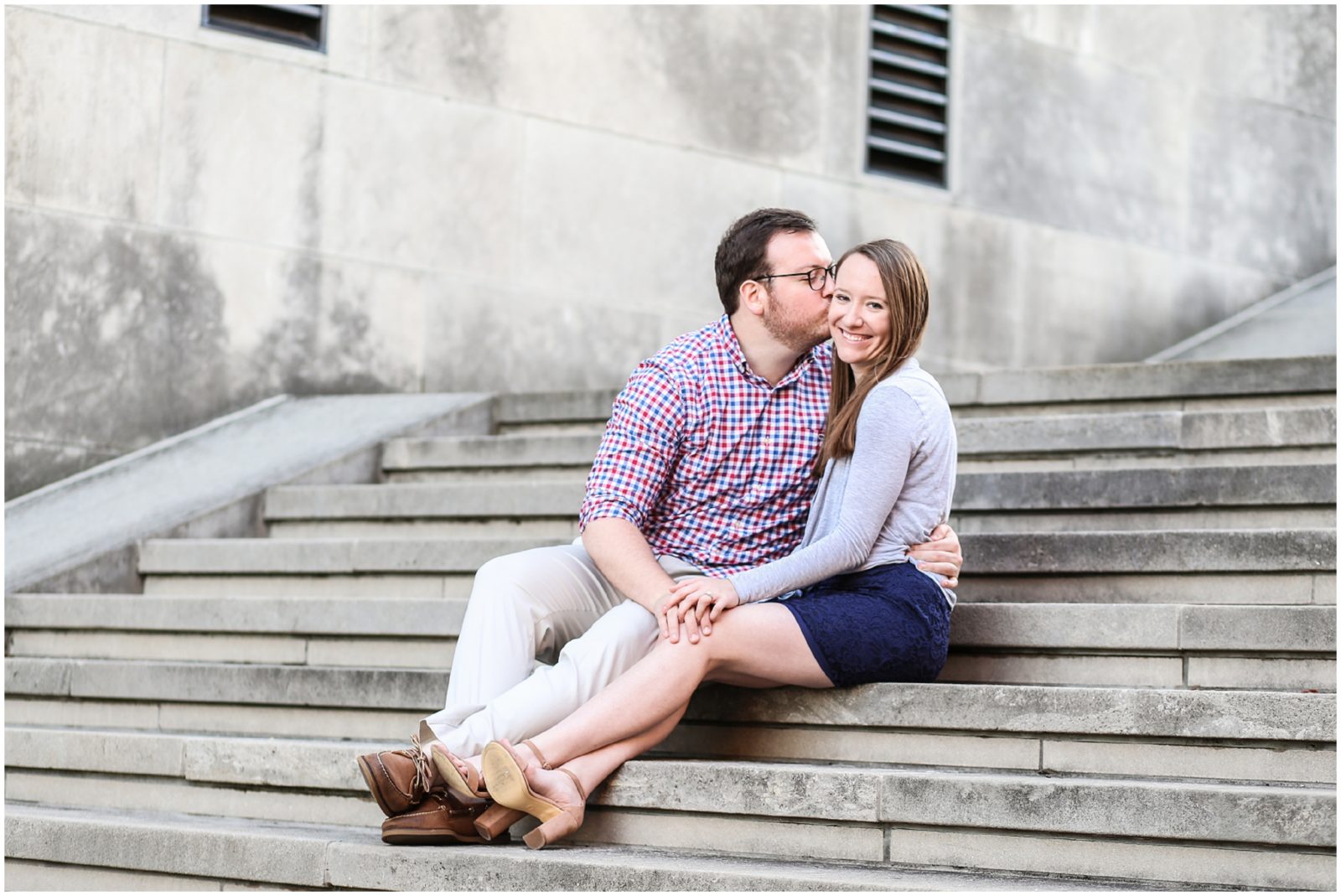 Liberty Memorial Engagement Portraits in Kansas City - Portrait - Wedding Photographer Kansas City Missouri KC 