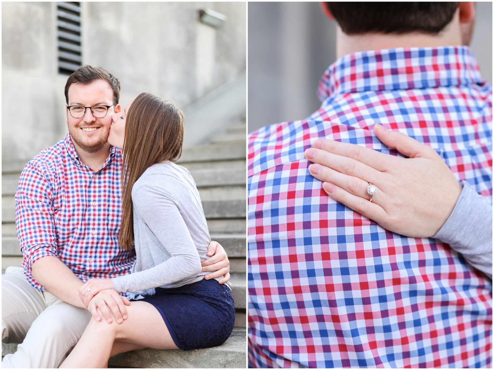 Liberty Memorial Engagement Portraits in Kansas City - Portrait - Wedding Photographer Kansas City Missouri KC