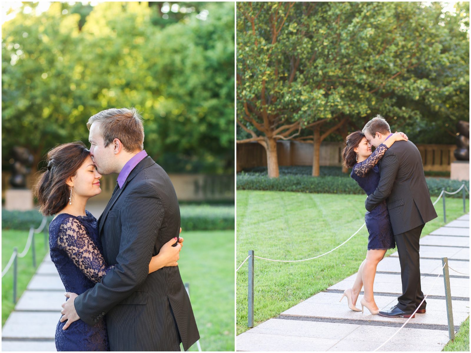 Engagement Portrait Photographer at Nelson atkins Museum - Kansas City engagement and wedding photographer - KC Wedding Photos Nelson Atkins - Mariam Saifan Photography