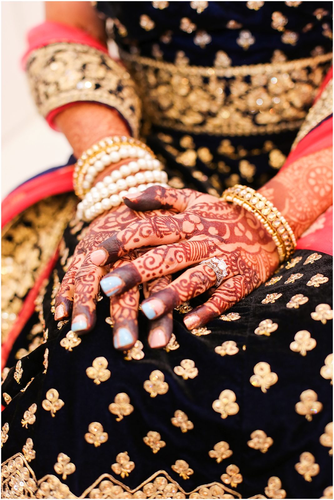 henna on hands Indian Pakistani Wedding in Kansas City - Olathe Community Center - Indian Wedding Reception by Kiran Decor- Photography by Mariam - KC Wedding Photographer