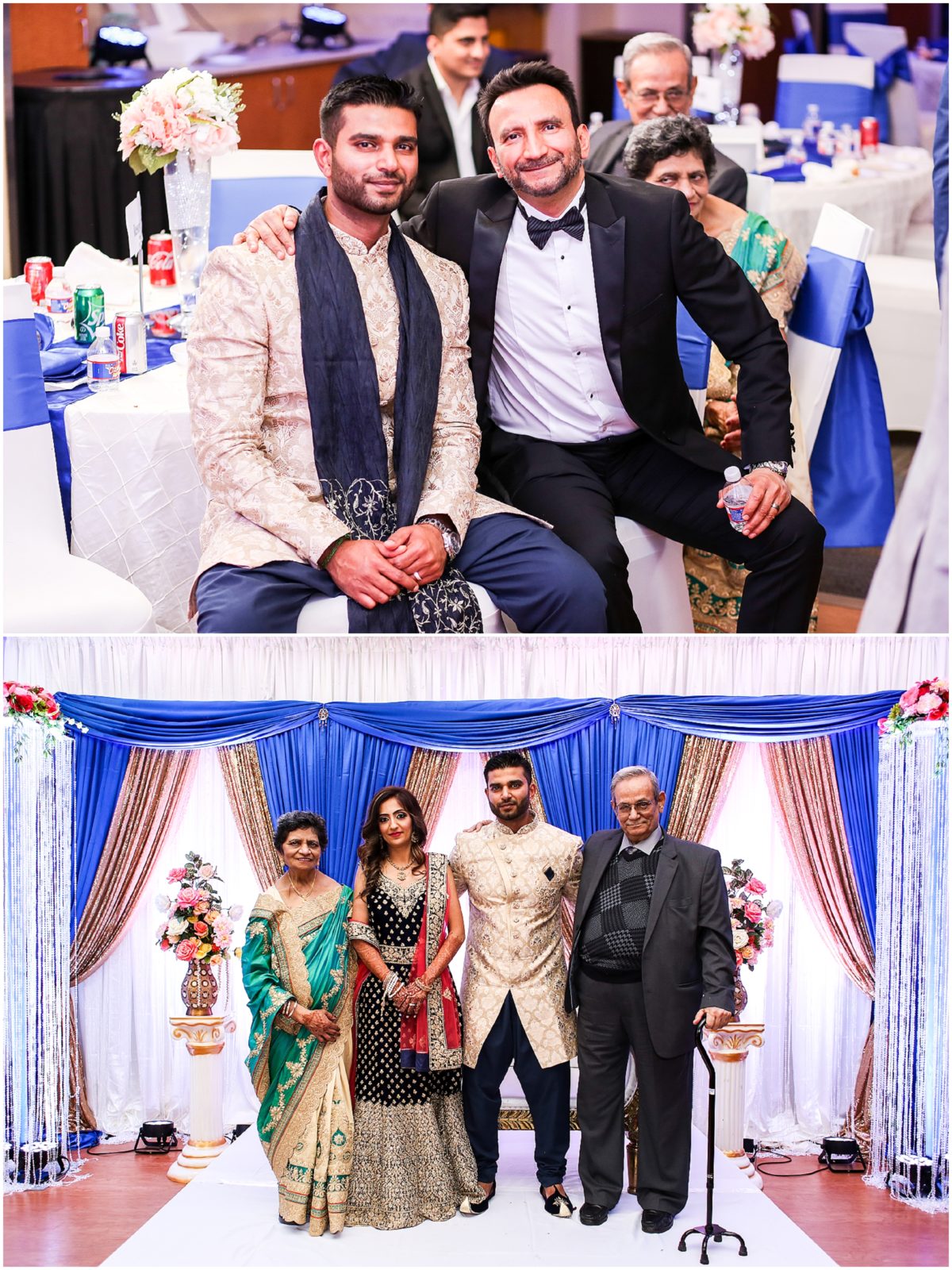 brothers - Indian Pakistani Wedding in Kansas City - Olathe Community Center - Indian Wedding Reception by Kiran Decor- Photography by Mariam - KC Wedding Photographer