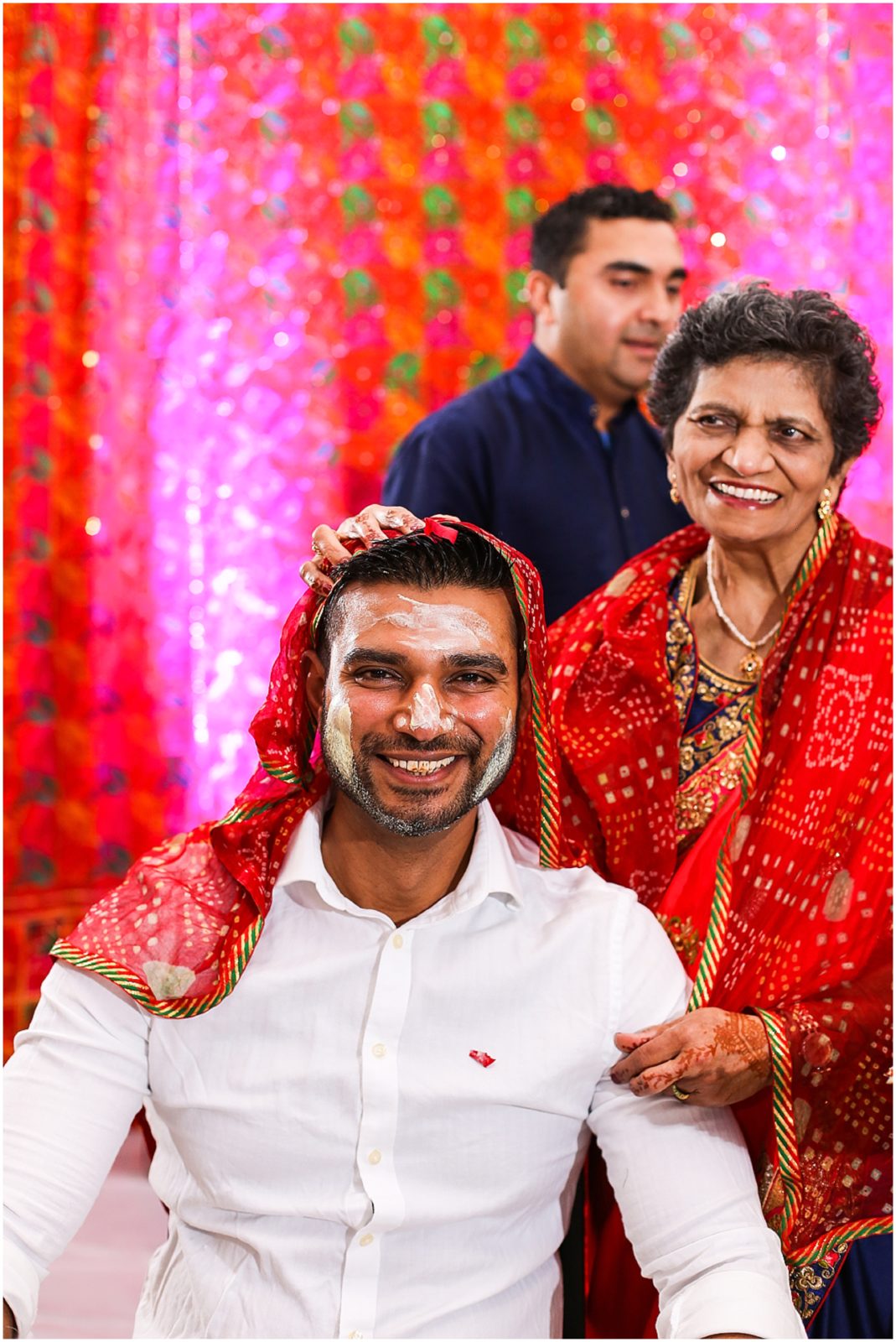 groom pithi haldi ceremony Indian Pakistani Wedding Hennah Party in Olathe Eagles Landing - Kansas City Indian Wedding Photographer
