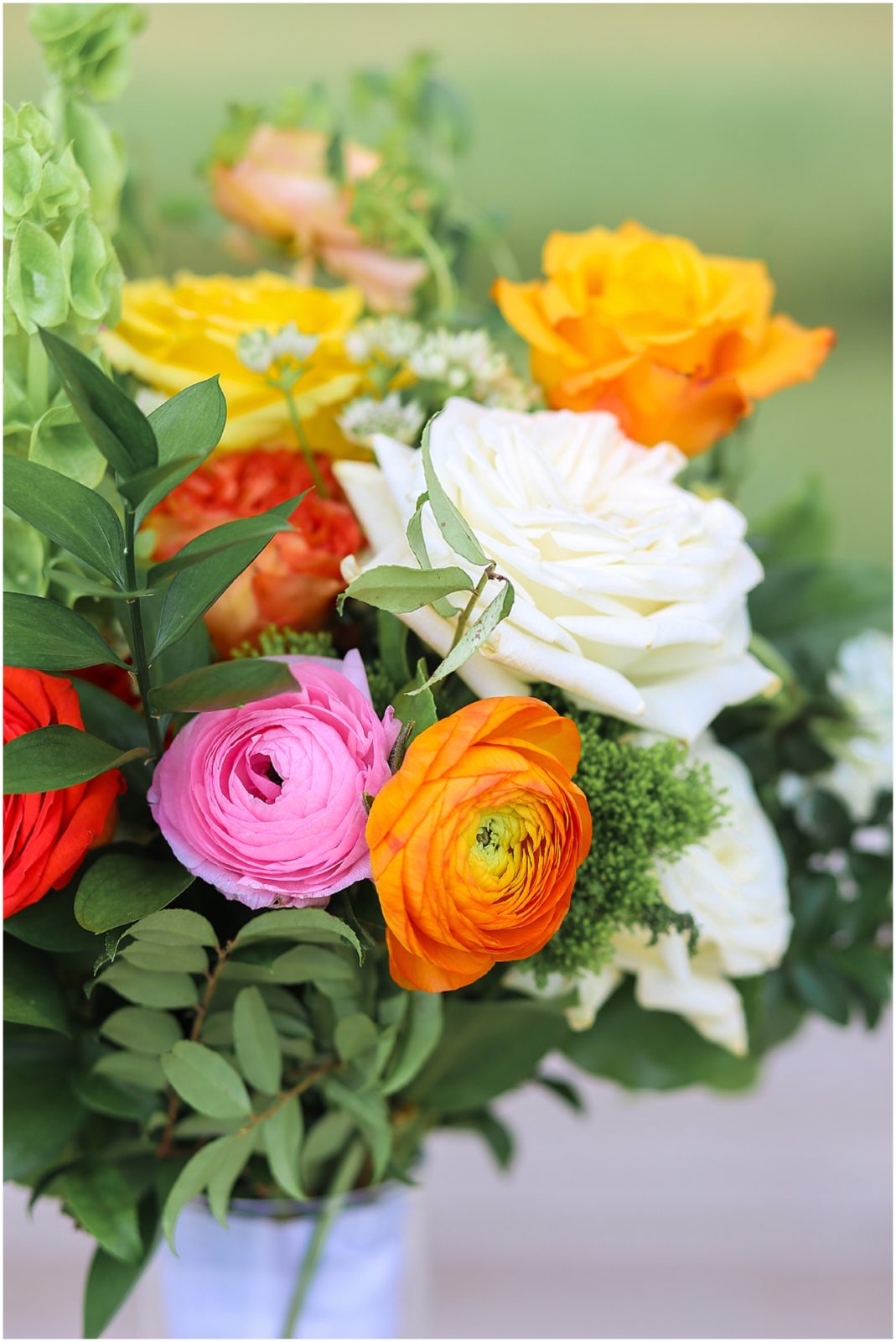 ORANGE + PINK + YELLOW + WEDDING BOUQUET - WEDDING FLOWERS - WEDDING FLORISTS IN KANSAS CITY - DESTINATION WEDDING - BEAUTIFUL WEDDING FLOWERS THAT ARE COLORFUL - MARIAM SAIFAN PHOTOGRAPHY - KANSAS CITY WEDDING PHOTO