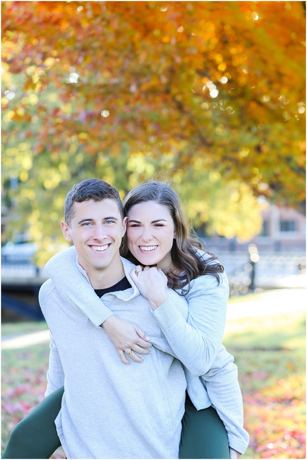 fall engagement photos - Avery and Jack Engagement Session - Kansas City West Bottoms Engagement Portraits - KC Wedding Photographer - Olathe Lenexa Leawood Kansas Wedding Photography and Video  - Mariam Saifan Photography 