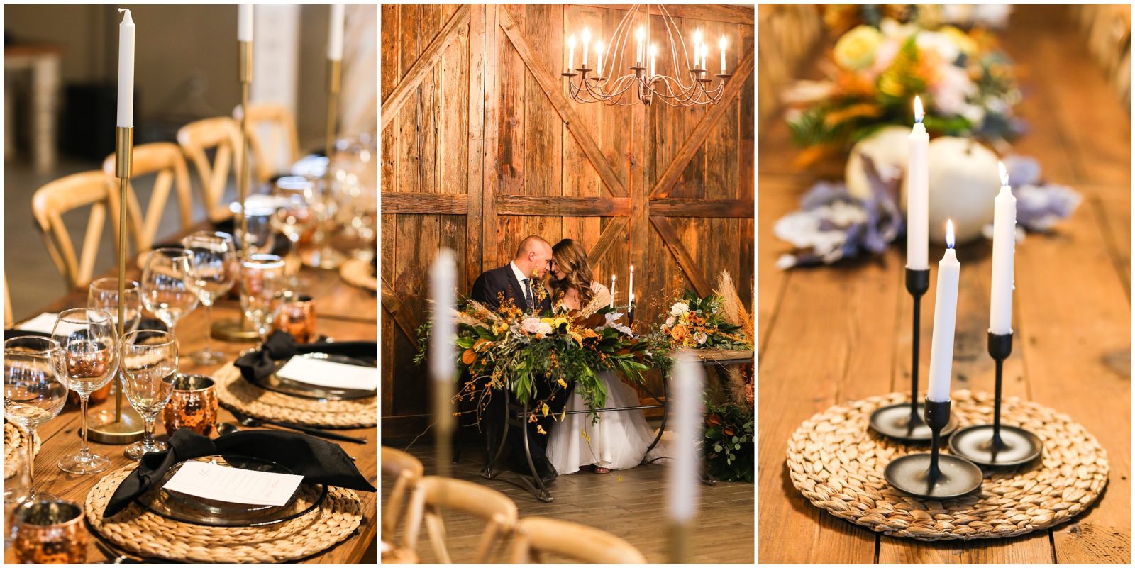 FALL WEDDING THEME - WARM TONES - WARM FLOWERS - BARN WEDDING - 1890