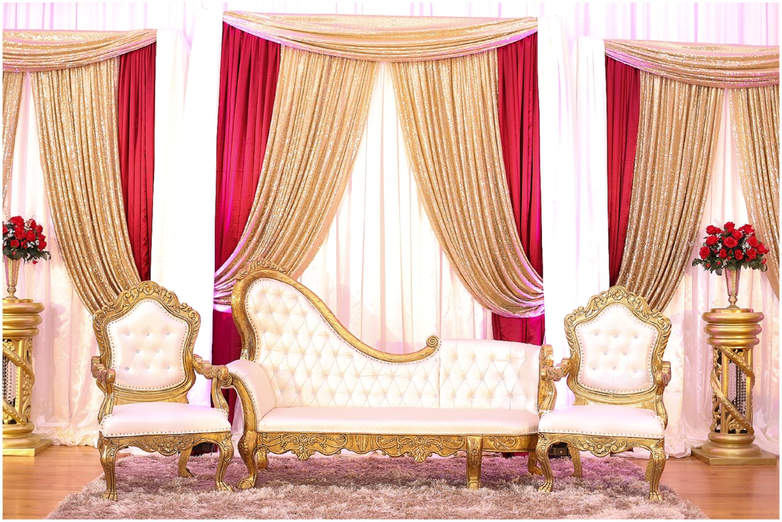 KANSAS CITY WEDDING DECOR AT THE OVERLAND PARK CAMELOT BALLROOM - WEDDING VENUE FOR INDIAN SOUTH ASIAN WEDDINGS