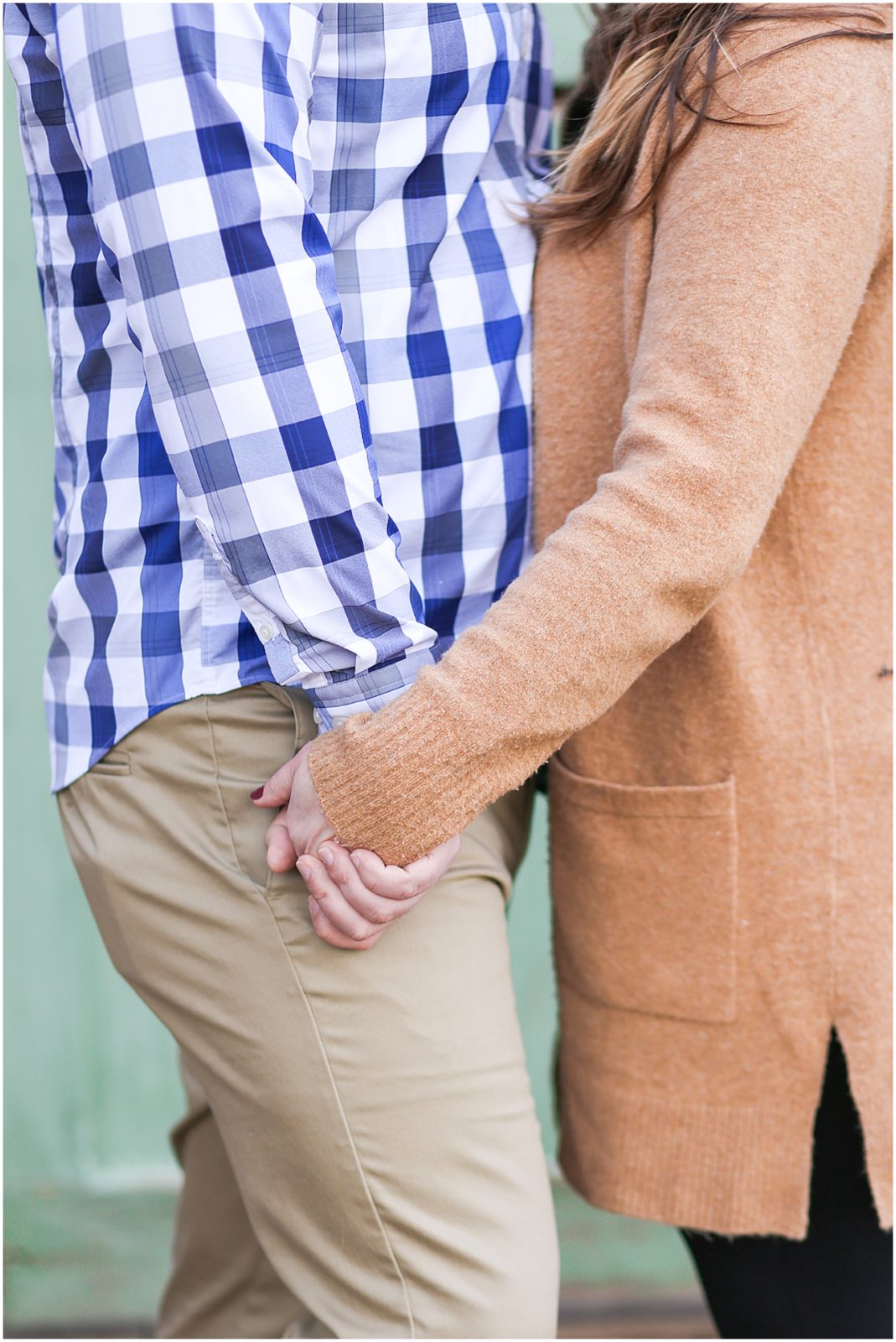 couple holding hands