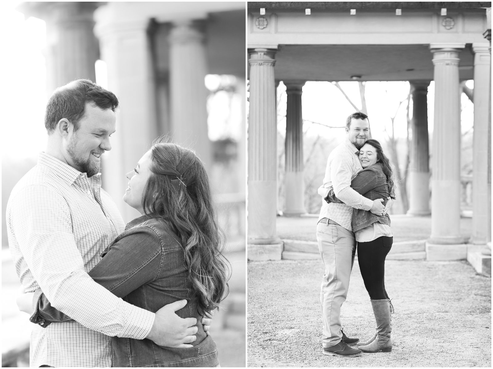 colonnade engagement photos