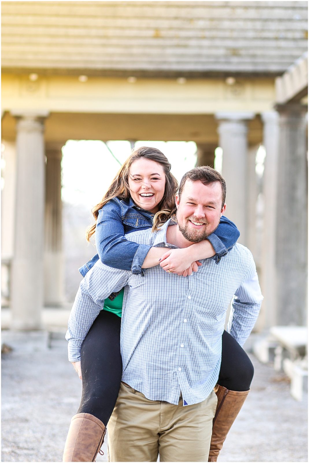 laughing couple - kansas city wedding photography