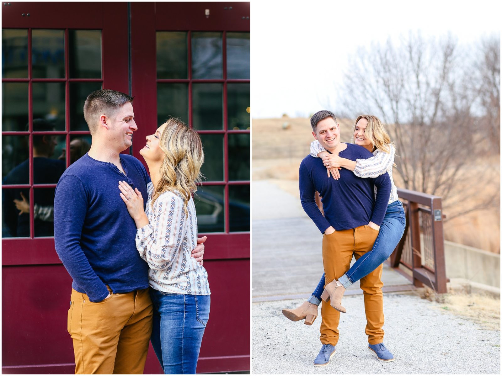 spring engagement session 