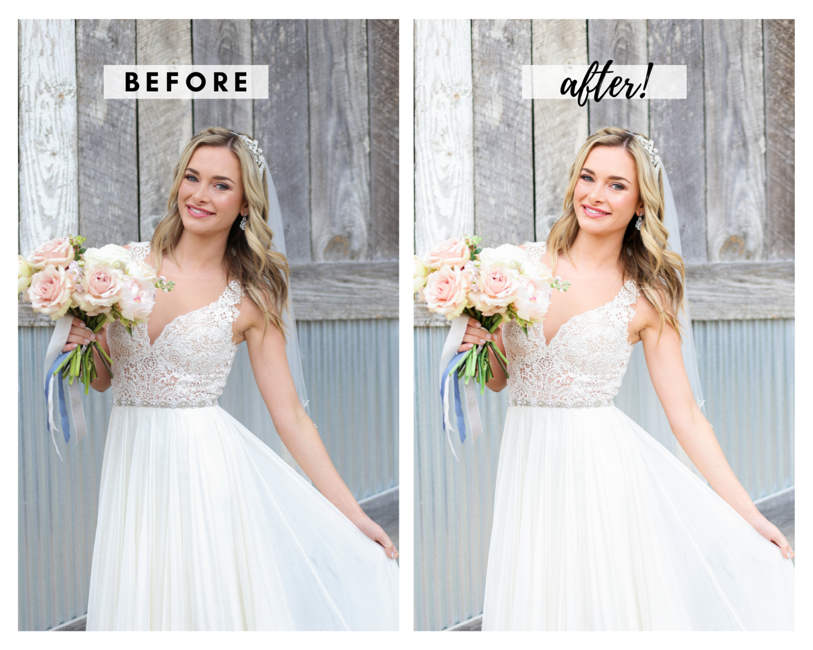 barn at riverbend wedding styled shoot with bella vogue and blue bouquet kansas city - mariam saifan photography - beautiful blonde bride with flowy lace wedding dress