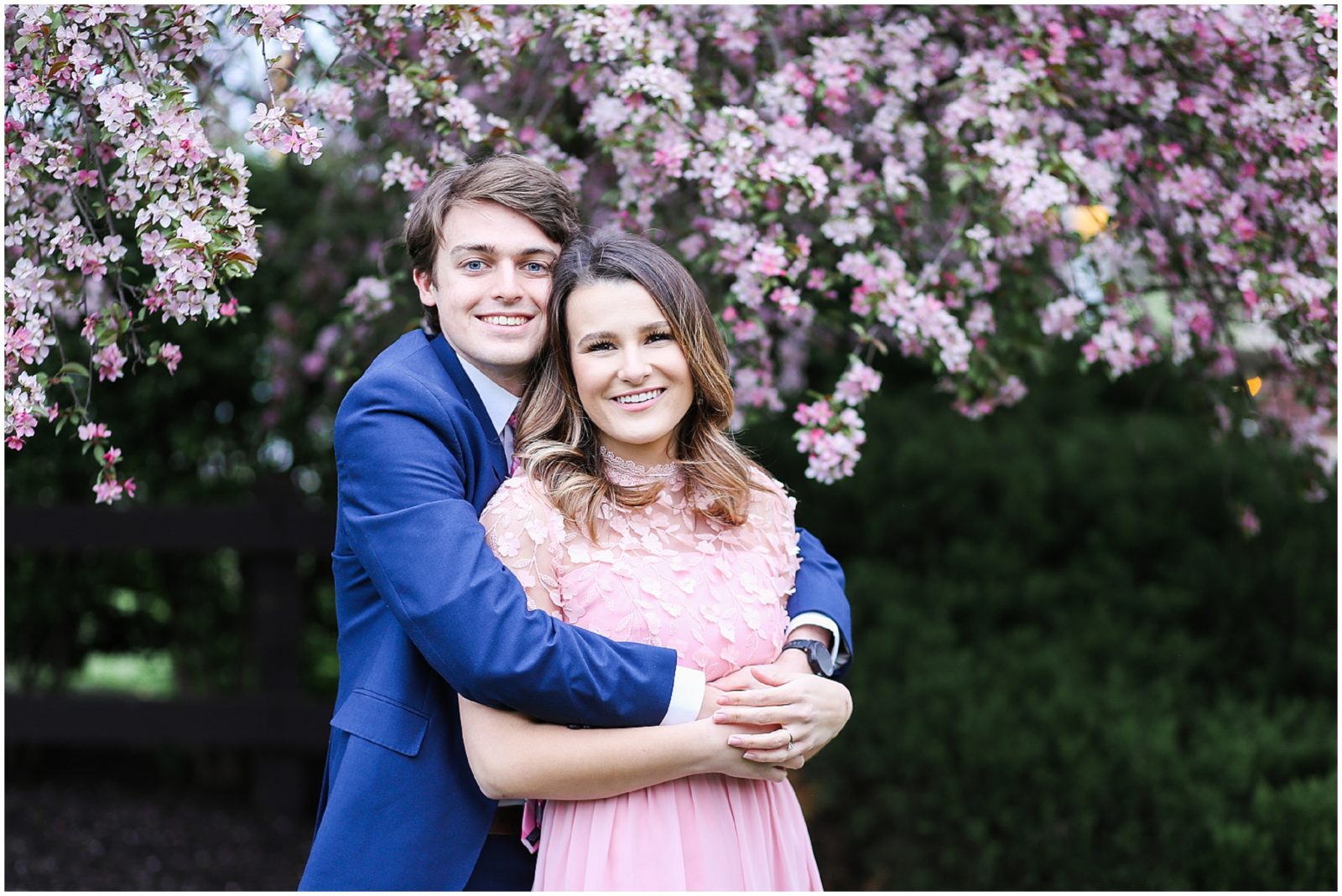 spring engagement session in kansas city