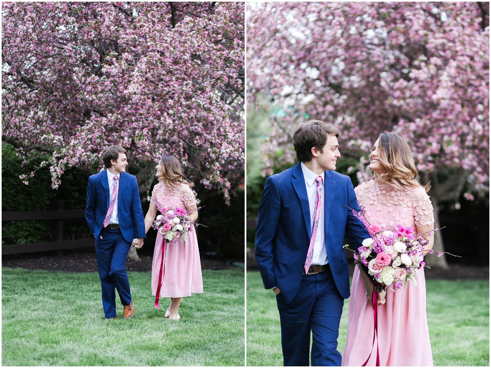 bride and groom laughing and having fun at their kansas overland park engagement session