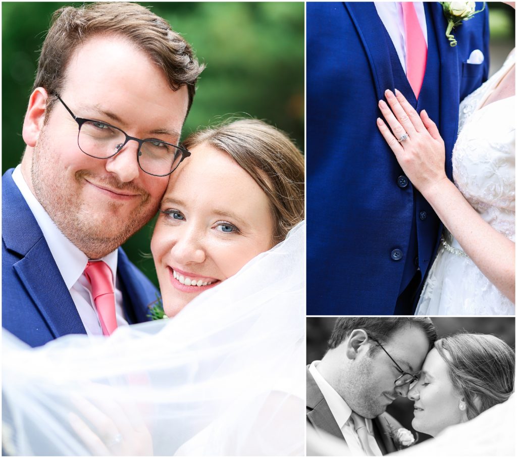 Hawthorne House Wedding Photography | Pink Coral and Navy Wedding | Summer Wedding in Kansas City