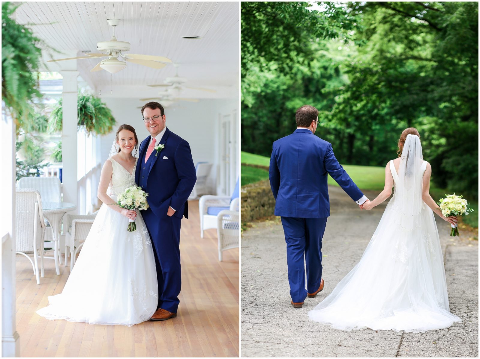Bride + Groom Portraits at Hawthorne House in Kansas City - Wedding Photographer