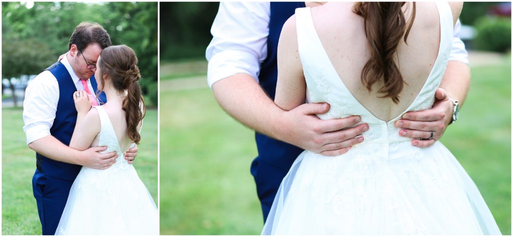 Bride and Groom Wedding Portraits at the Hawthorne House in Missouri - Kansas City Wedding Photographer
