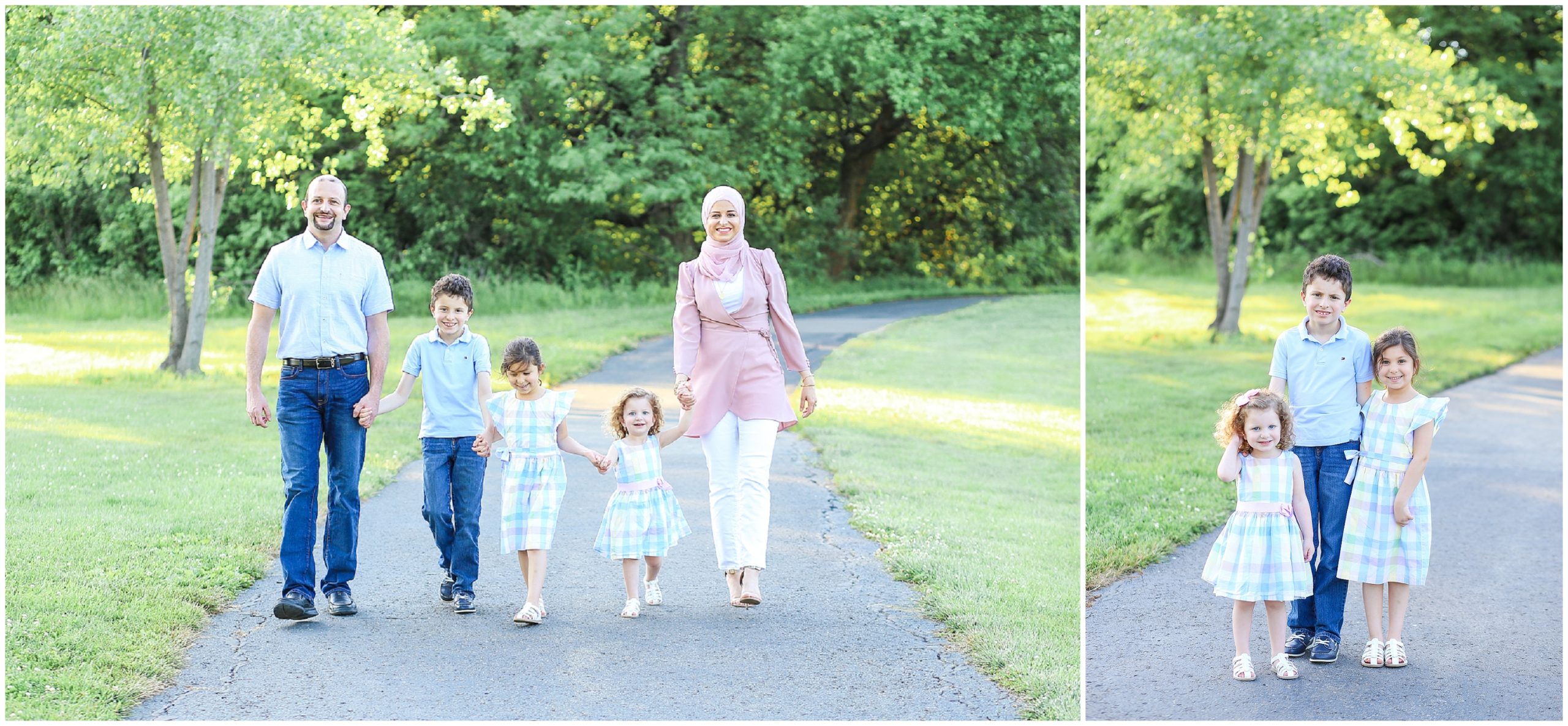 happy family - what to wear to outdoor family photos in kansas city 
