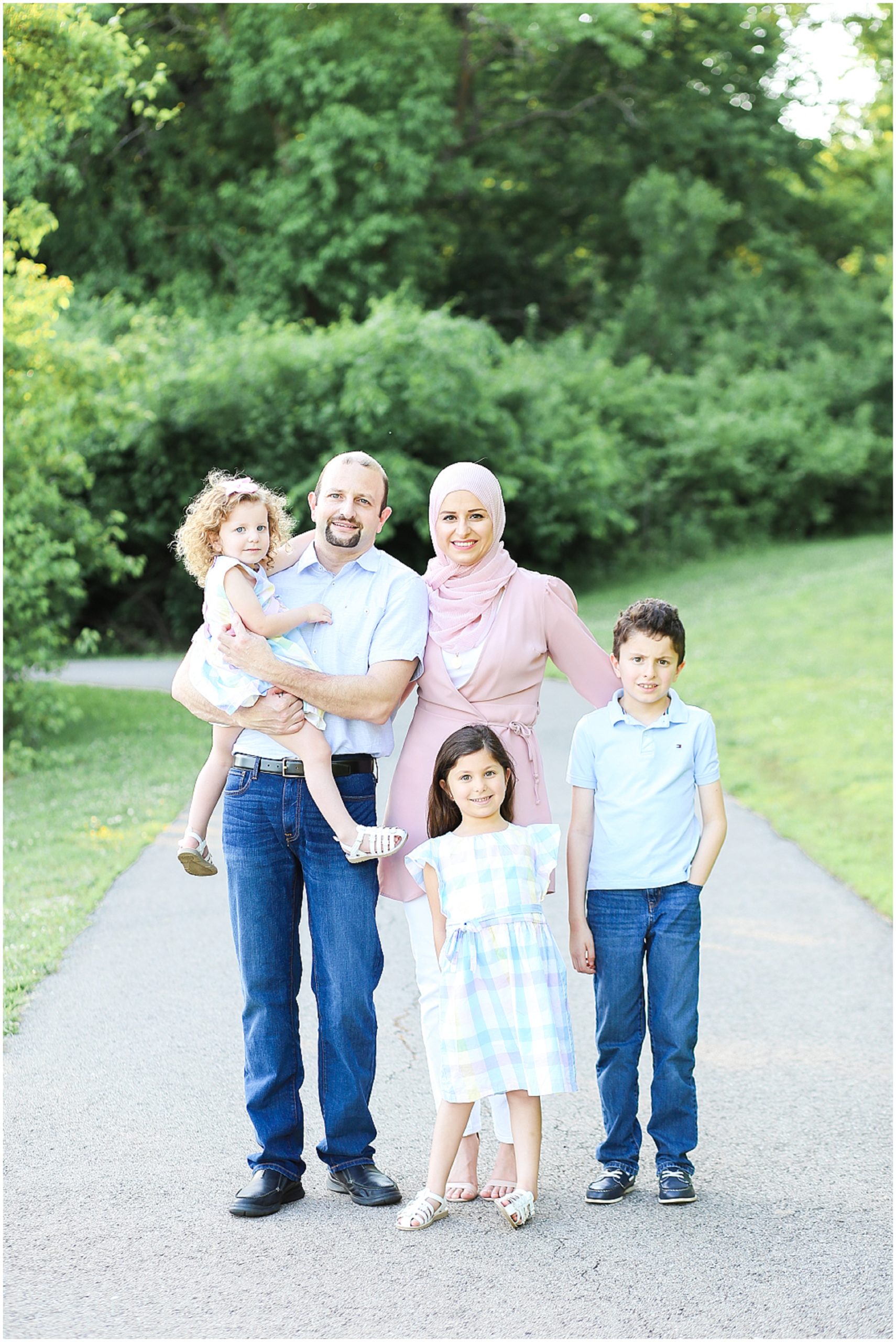 family photos at a park in kansas city